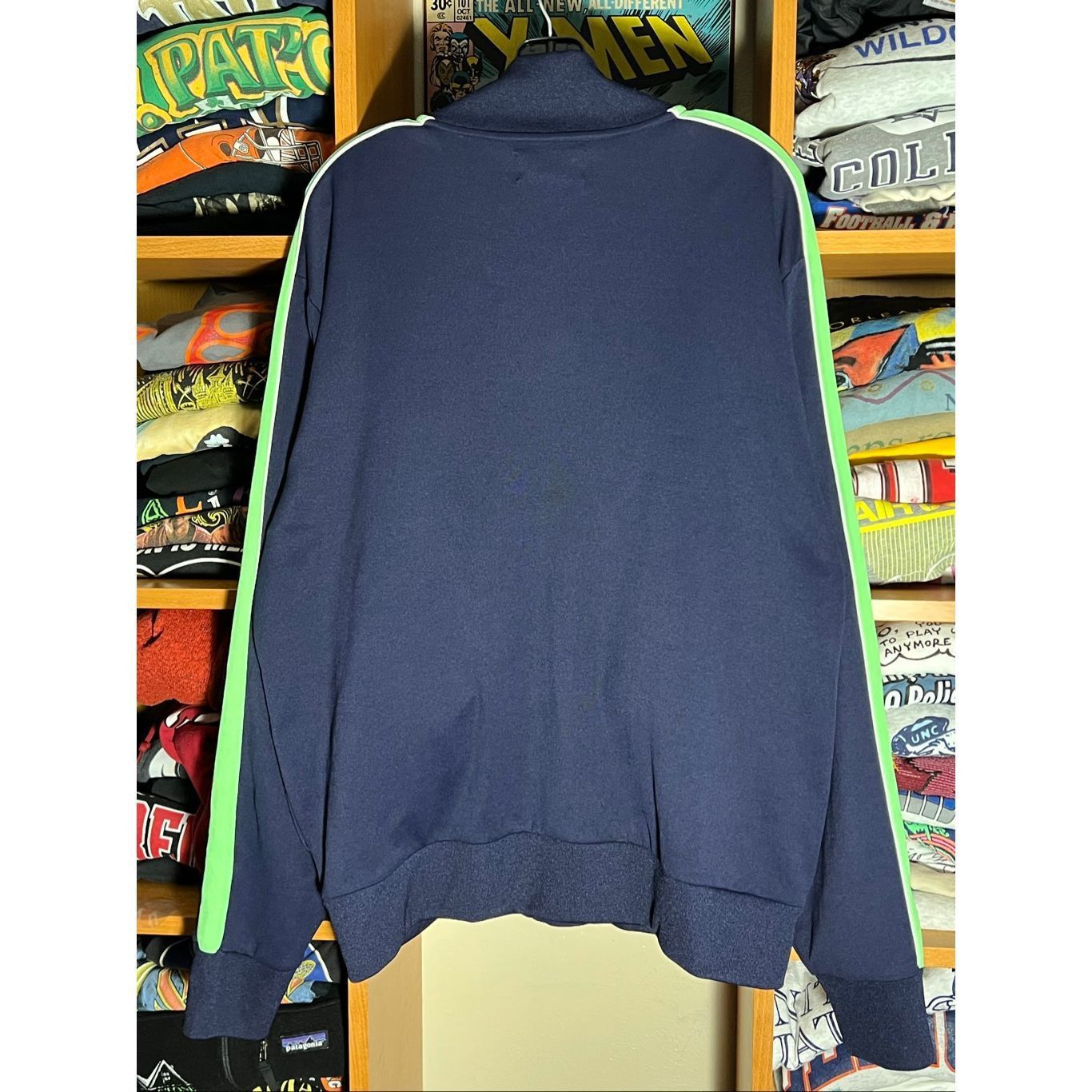 Polo Ralph Lauren Vintage Polo Ralph Lauren Full Zip Big Pony Striped Track Ja Size US XL / EU 56 / 4 - 4 Thumbnail