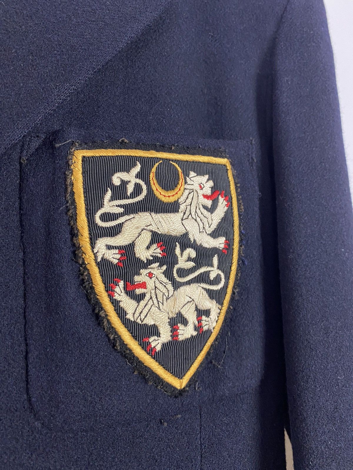 Vintage 1940’s Vintage British Navy Wool School Blazer Size US M / EU 48-50 / 2 - 6 Thumbnail