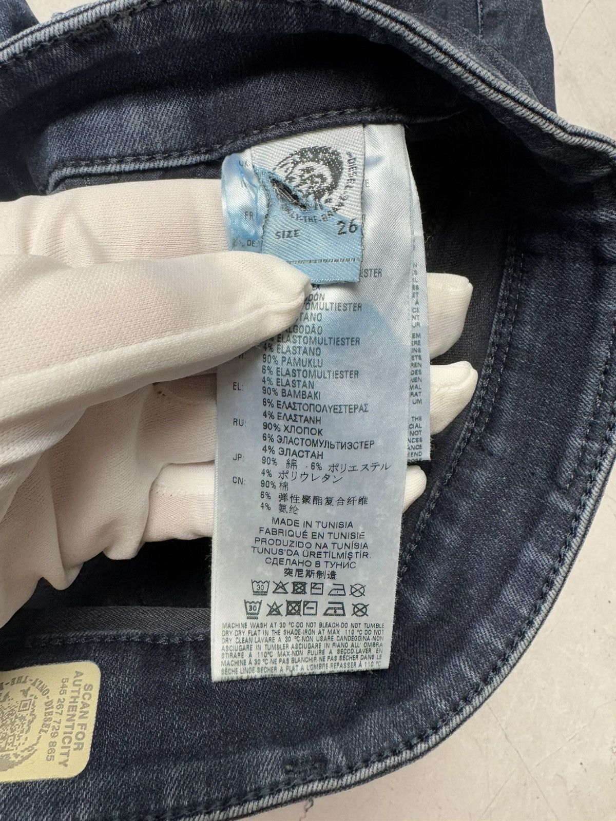 Diesel × Vintage Diesel Jeans Denim Vintage Size 26" / US 2 / IT 38 - 4 Thumbnail