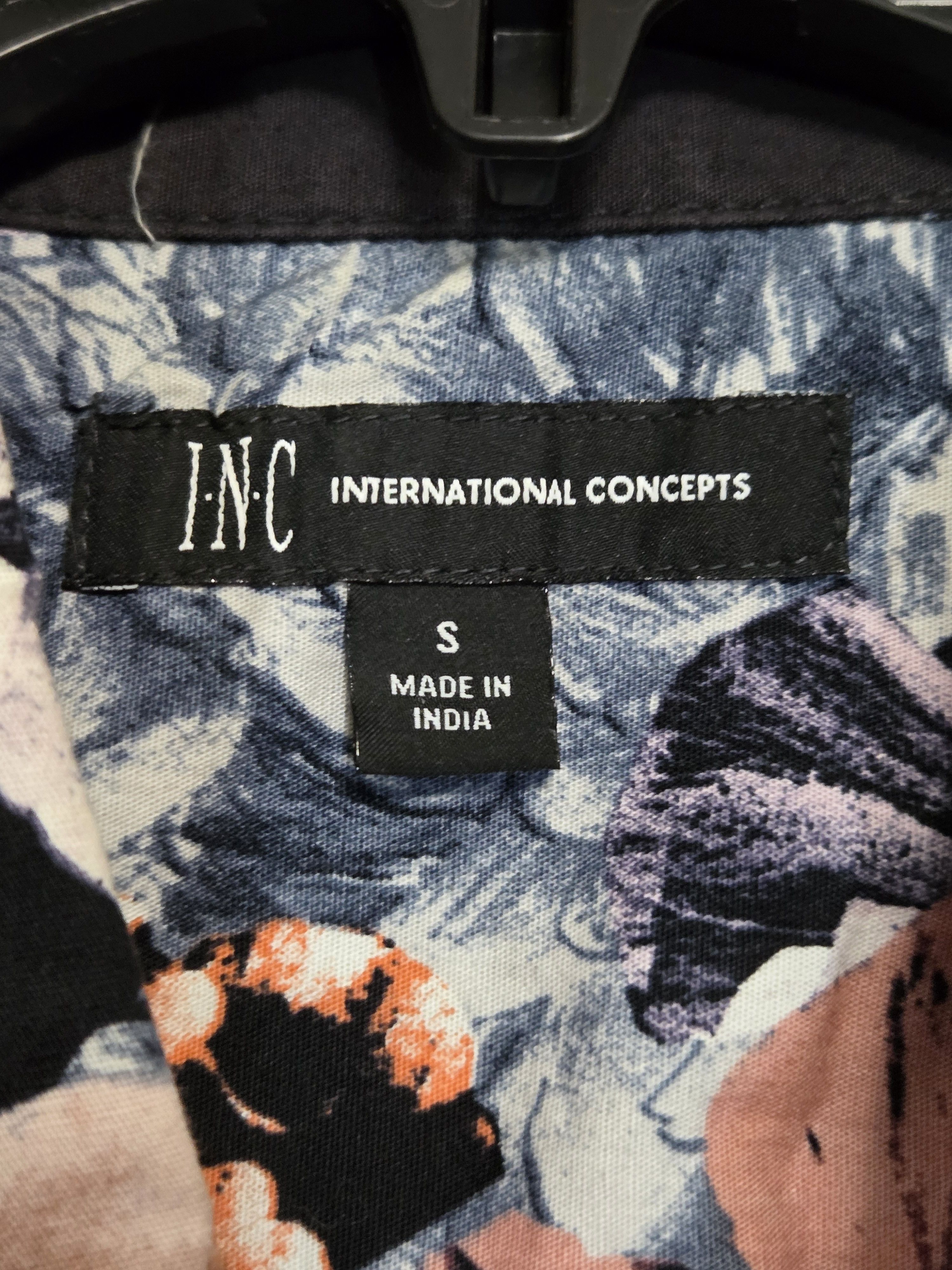 I.N.C Psychedelic Floral Button Up Size US S / EU 44-46 / 1 - 2 Thumbnail