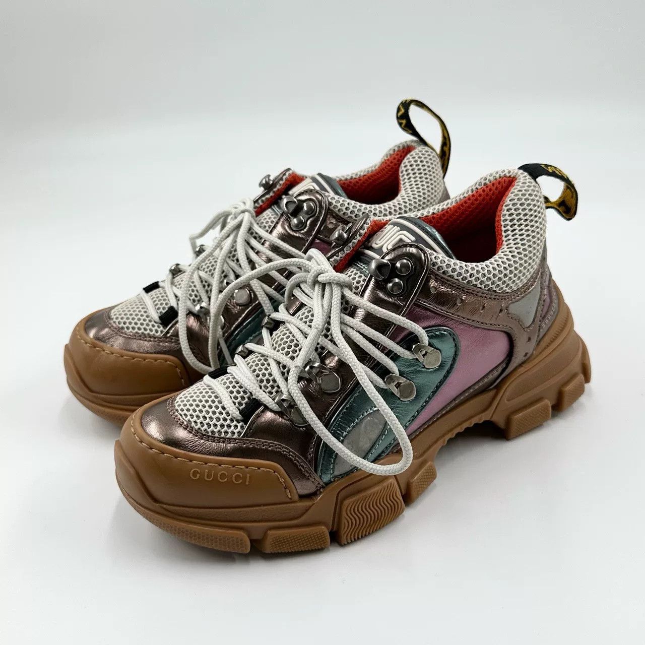 Gucci Gucci Colorblock Platform Hiking Dad Shoes Size US 4 / IT 34 - 1 Thumbnail