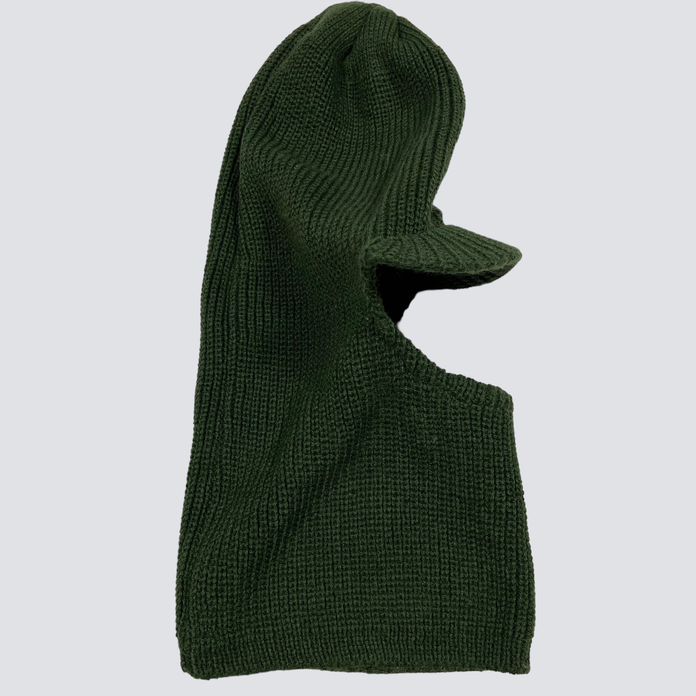 Vintage KNITTED BALACLAVA Y2K ARCHIVE VISOR NINJA SKI MASK - № 4144 Size ONE SIZE - 5 Thumbnail