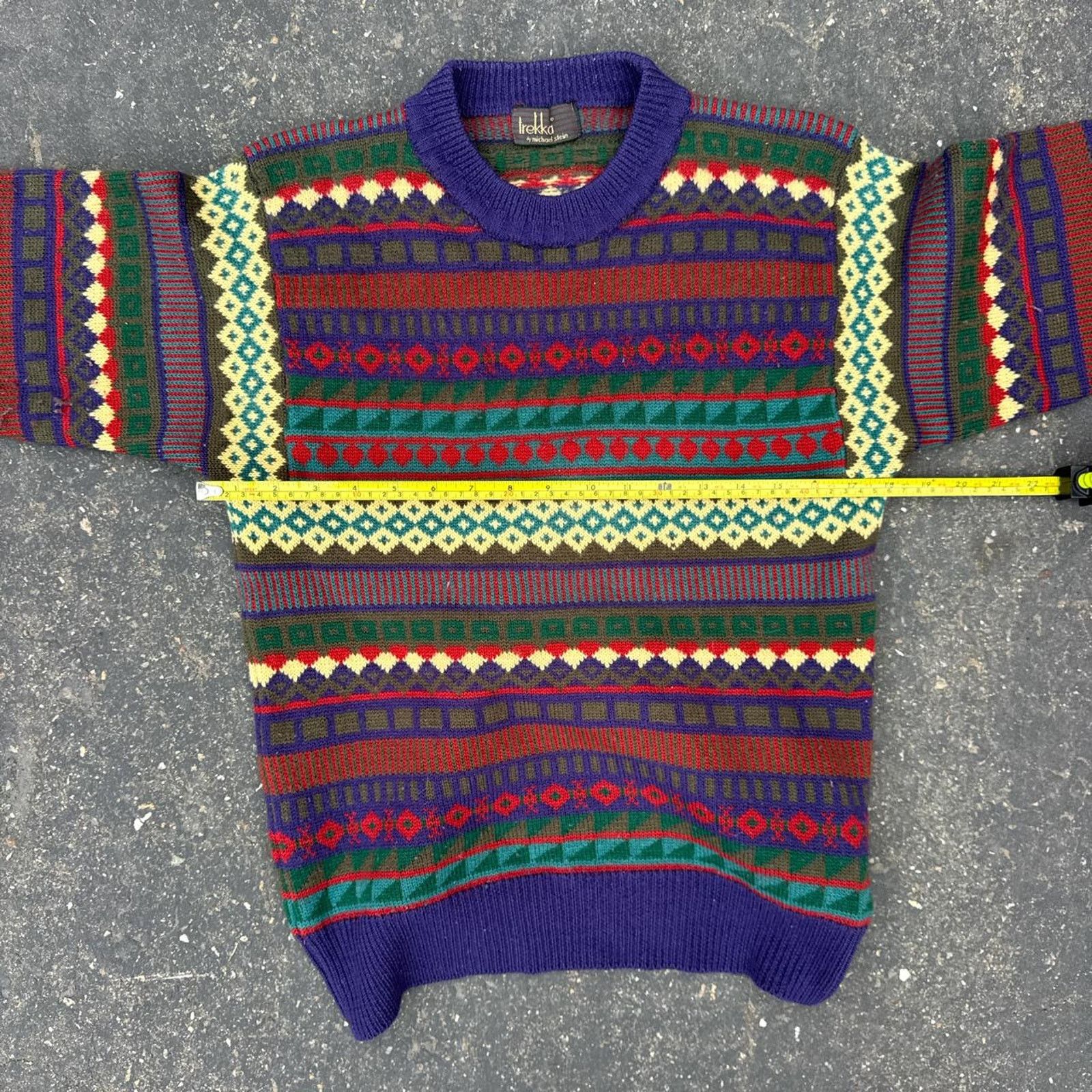 Vintage Vintage 90s Retro Trekka Michael Stein Sweater Size Medium Size M / US 6-8 / IT 42-44 - 5 Thumbnail
