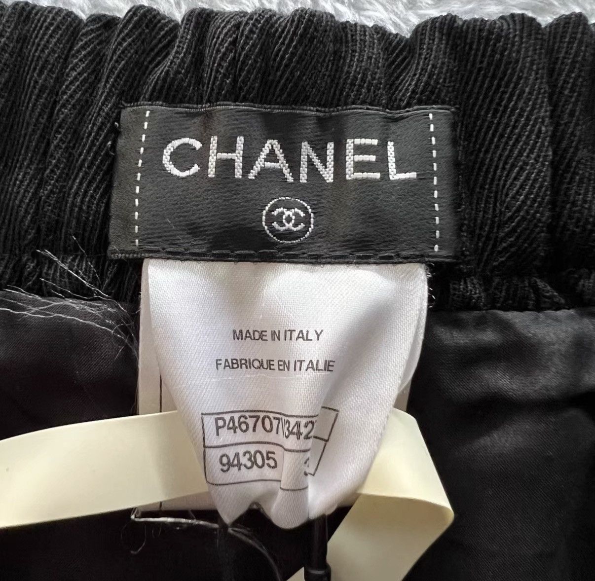 Chanel CHANEL Black Mini Skirt J41 Size 24" / US 00 / IT 34 - 3 Thumbnail