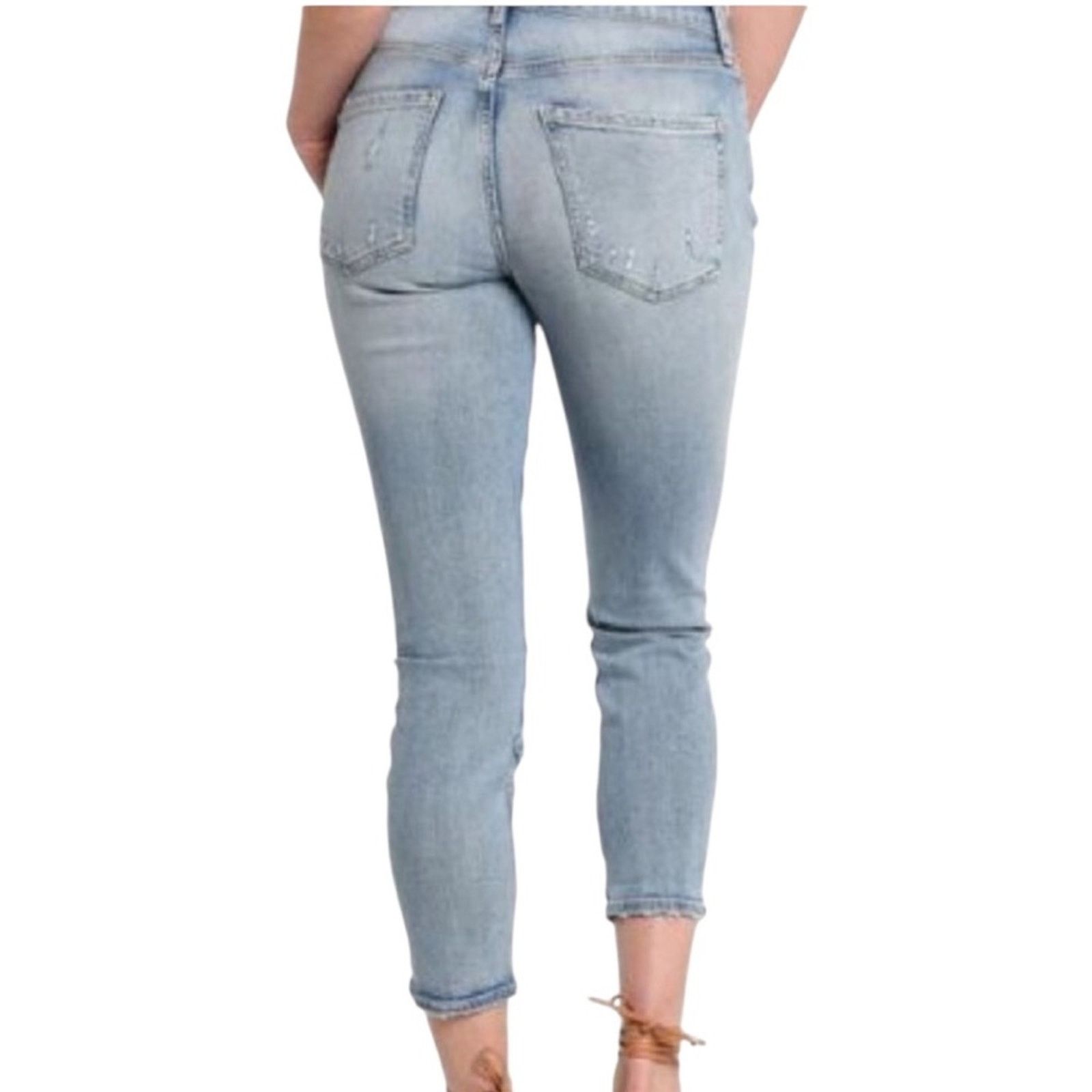 Agolde Agolde Sophie Crop Vertigo Jeans Size 28" / US 6 / IT 42 - 2 Thumbnail