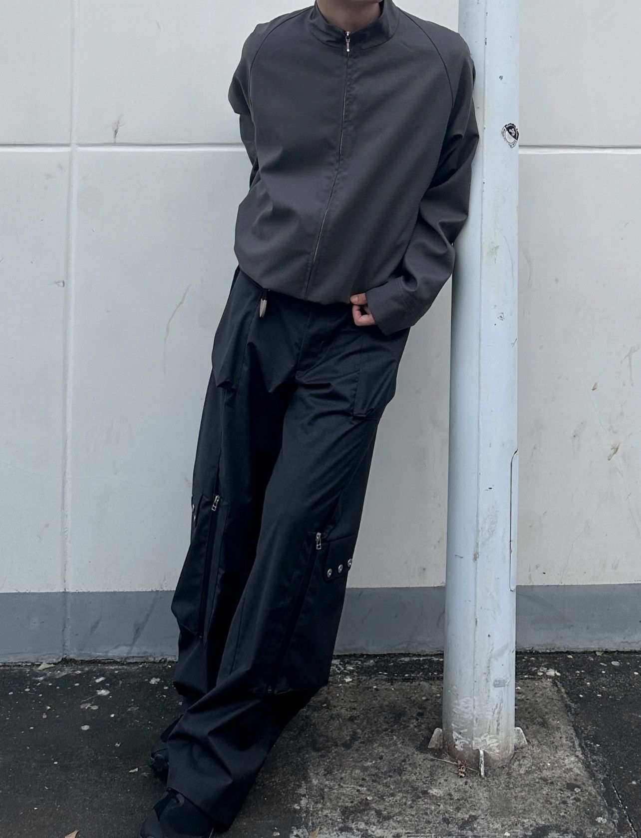 Omar Afridi Omar afridi Totem cargo trousers Dark Grey Loro Piana Size US 32 / EU 48 - 3 Thumbnail
