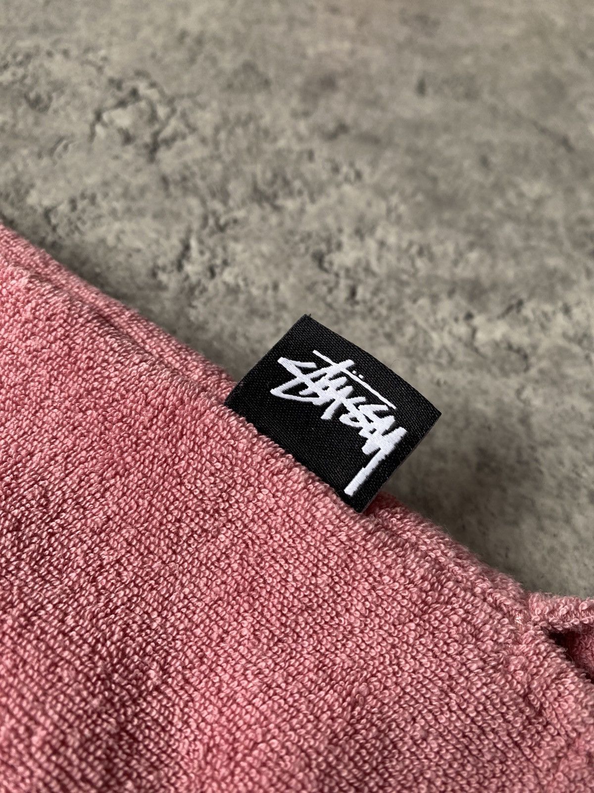 Stussy Stussy Towel Pink Zip Up Polo Tee T-Shirt Size US M / EU 48-50 / 2 - 6 Thumbnail