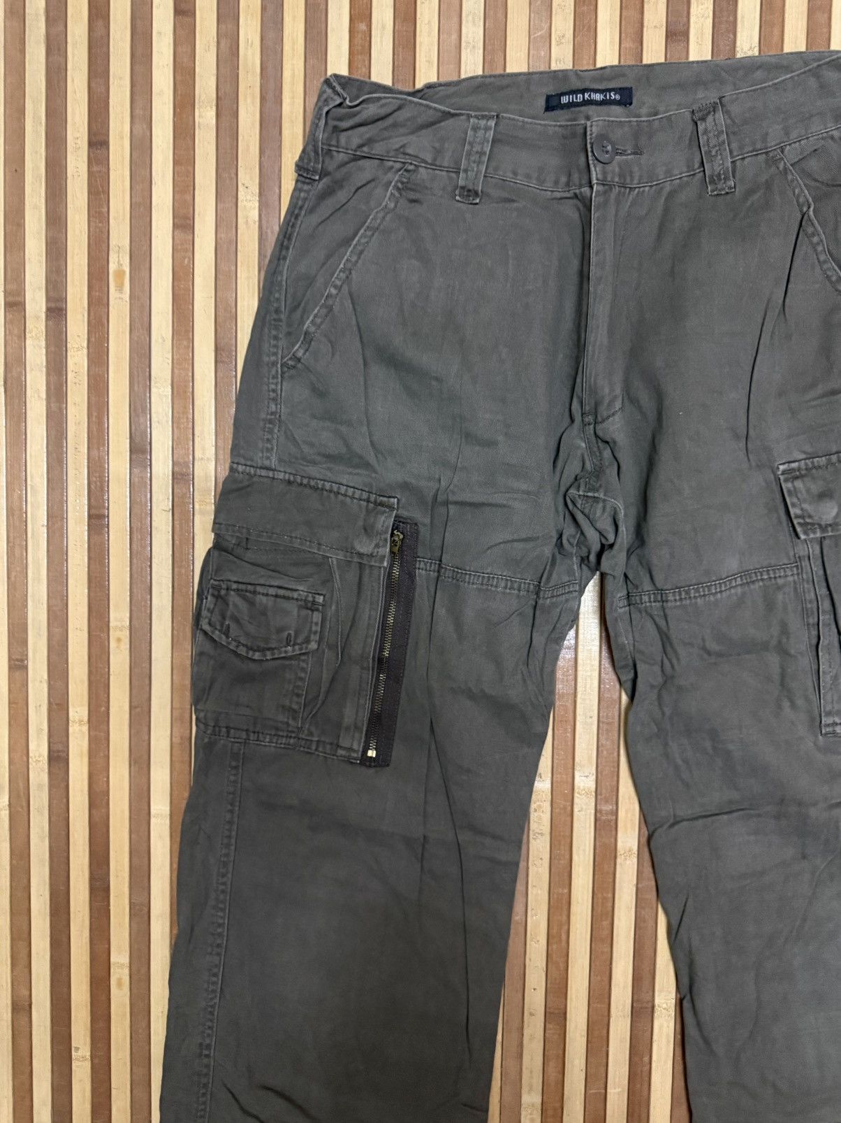 Japanese Brand Wild Khakis Cargo Pants Streetwear / Multipocket / W30X31 Size US 30 / EU 46 - 4 Thumbnail