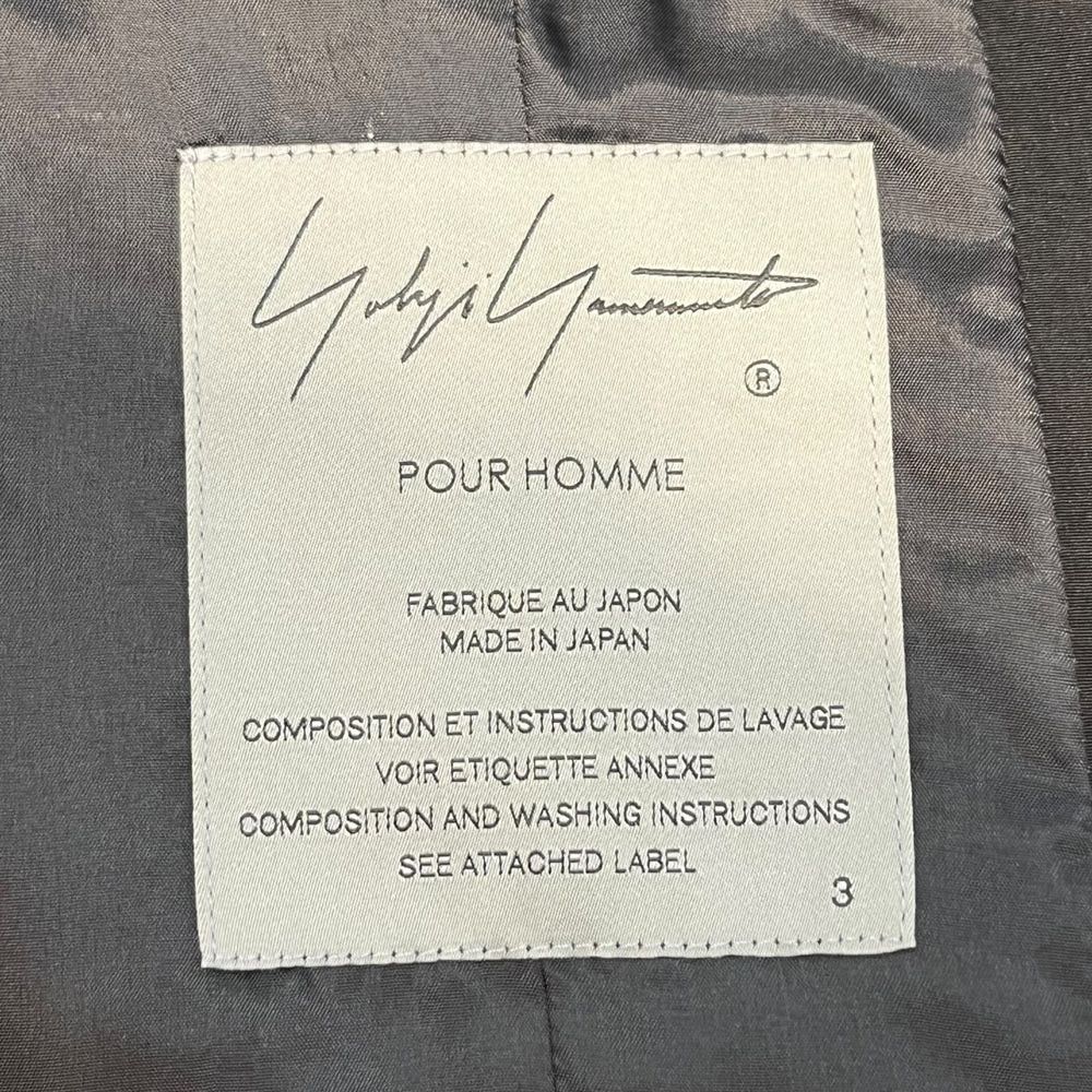 Yohji Yamamoto Yohji Yamamoto pour homme // 24SS Buttonless Long Jacket Size US L / EU 52-54 / 3 - 5 Thumbnail