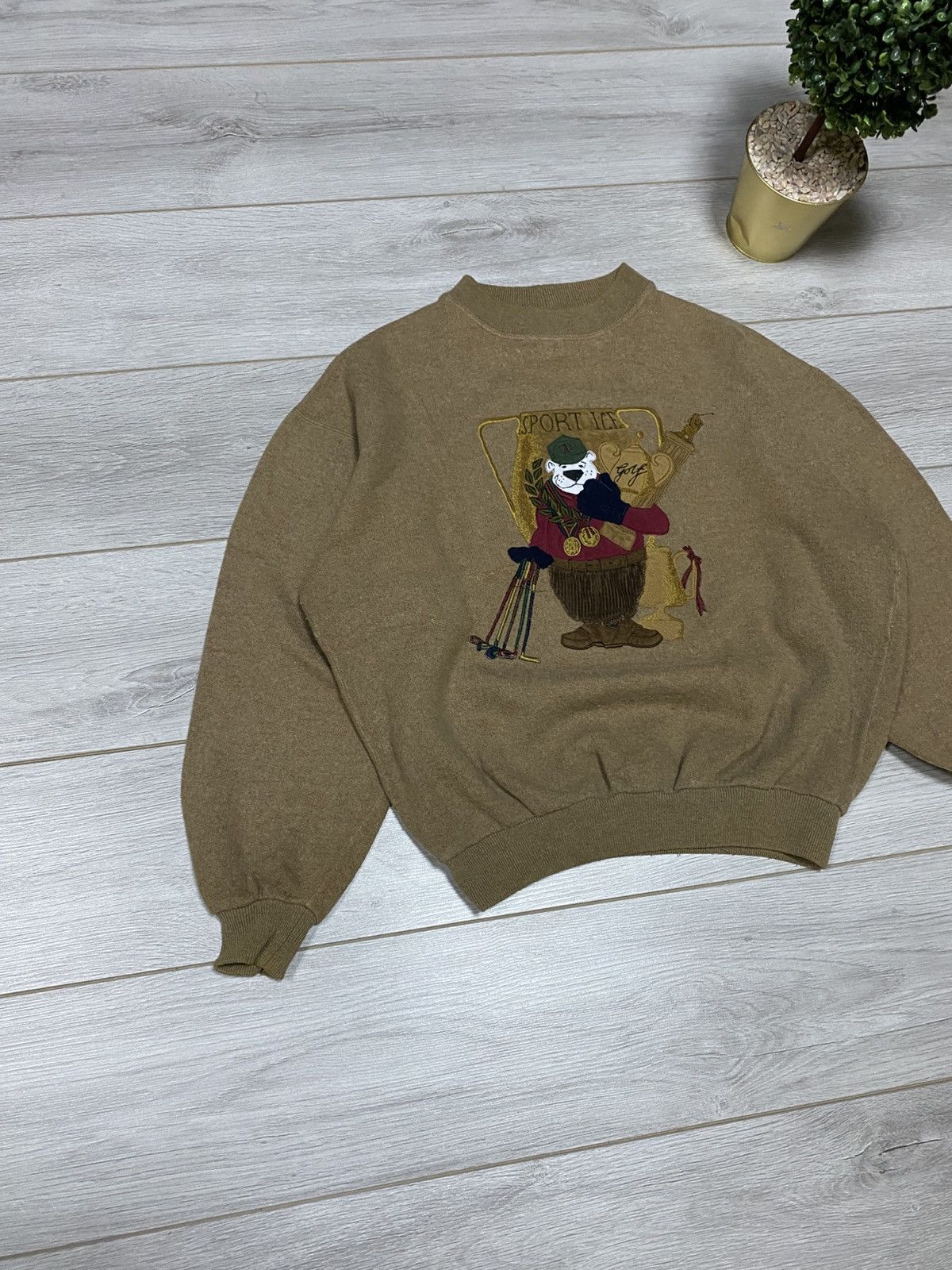 Iceberg Iceberg wool Italy knitted bear ski RARE sweater Size US M / EU 48-50 / 2 - 2 Thumbnail