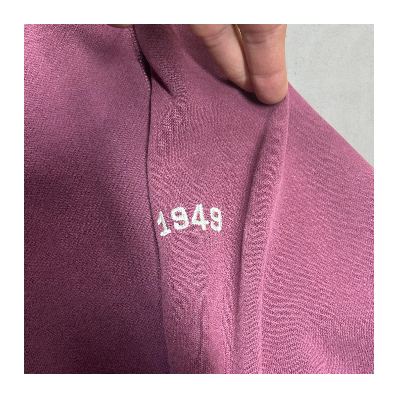 Gant Gant 1/4 Quarter Zip Crewneck Sweatshirt Pullover Burgundy L Size US L / EU 52-54 / 3 - 3 Thumbnail