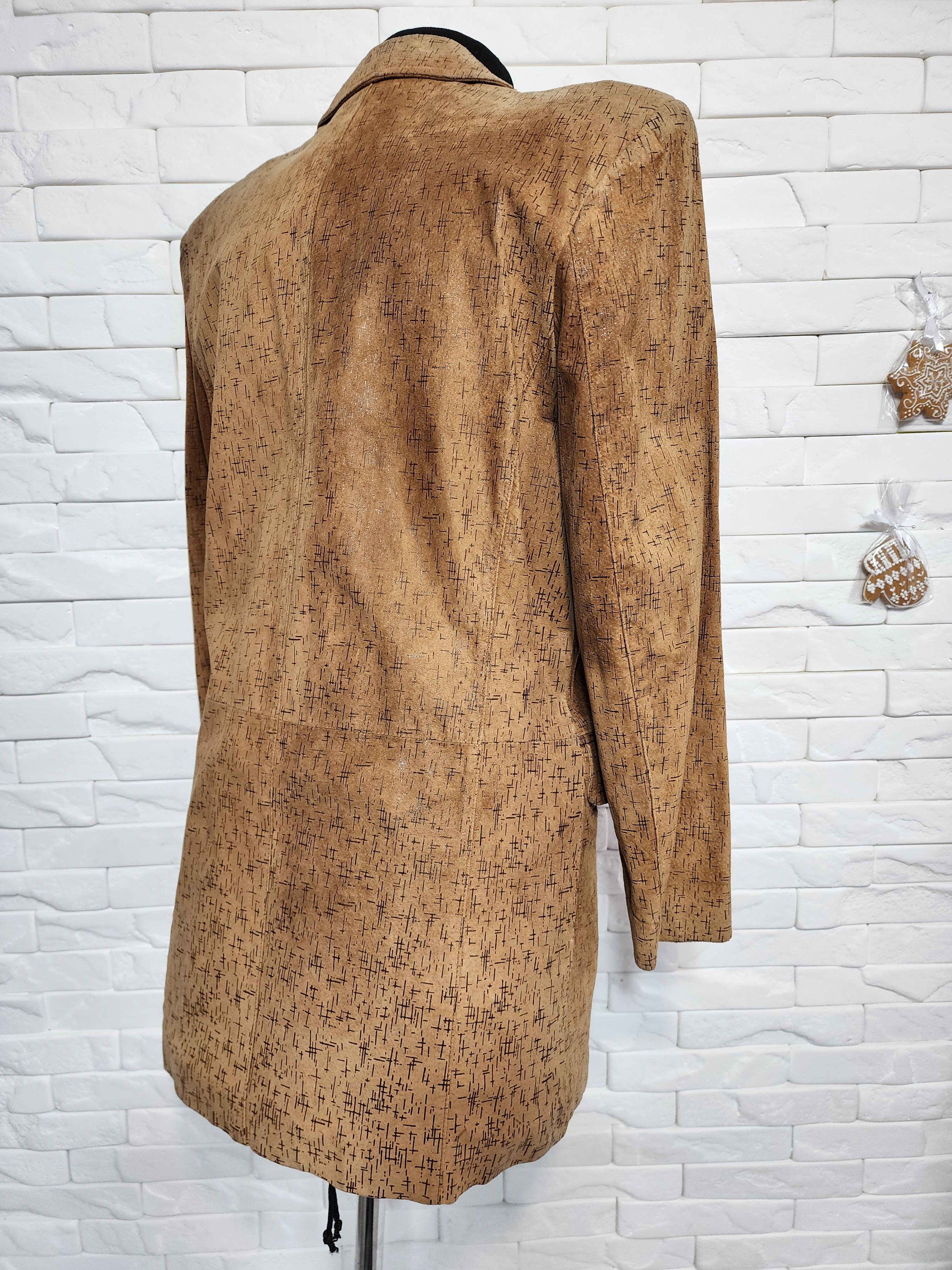 Other Brown Women's Suede Leather Jacket: Size XL / US 12-14 / IT 48-50 - 2 Thumbnail