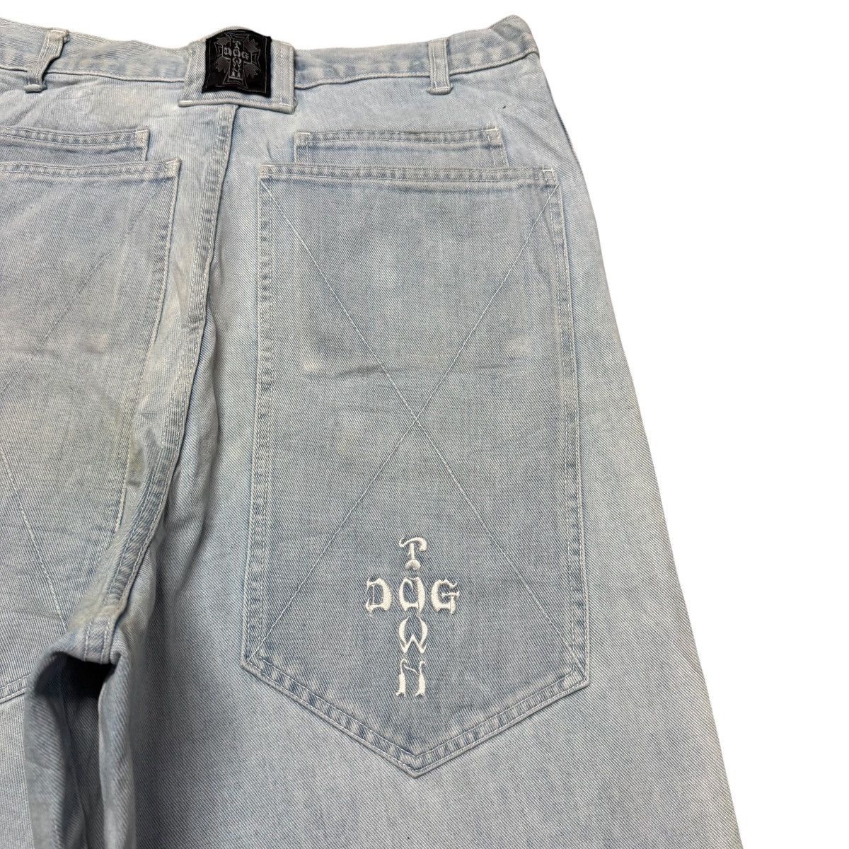 Dogtown Vintage y2k Dogtown Light Wash Denim Baggy Jeans Size US 32 / EU 48 - 11 Thumbnail