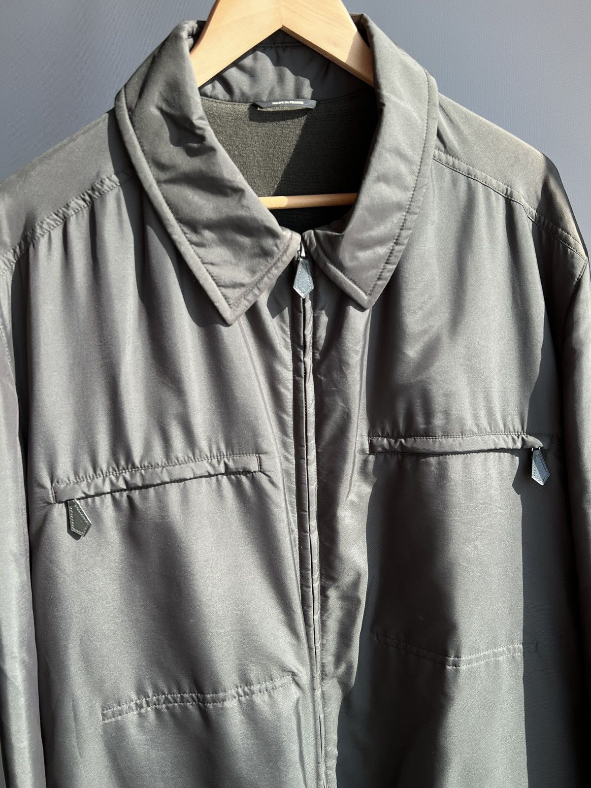 Hermes Vintage Hermes Nylon Cashmere Jacket Size US XL / EU 56 / 4 - 2 Thumbnail
