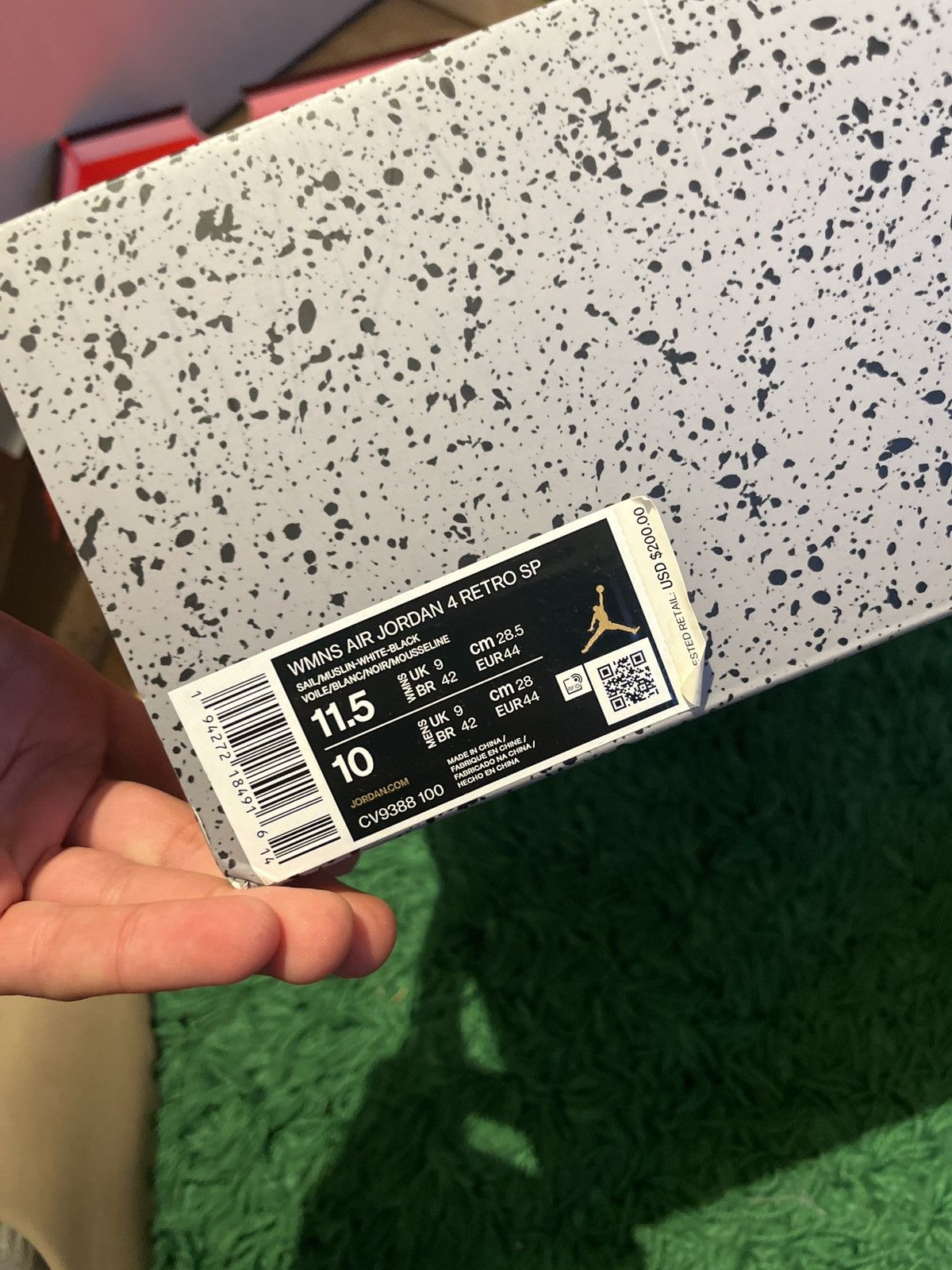 Jordan Brand Jordan 4 Off-White Sail Size US 10 / EU 43 - 2 Thumbnail