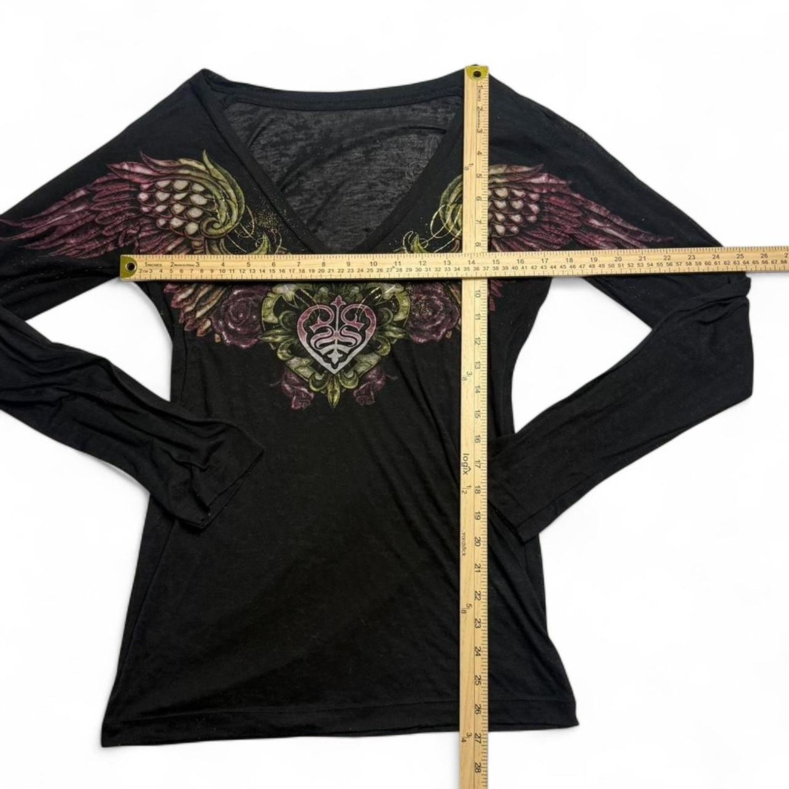 Other Sinful Affliction Black Sheer Gothic Grunge Y2K size large Size L / US 10 / IT 46 - 3 Thumbnail