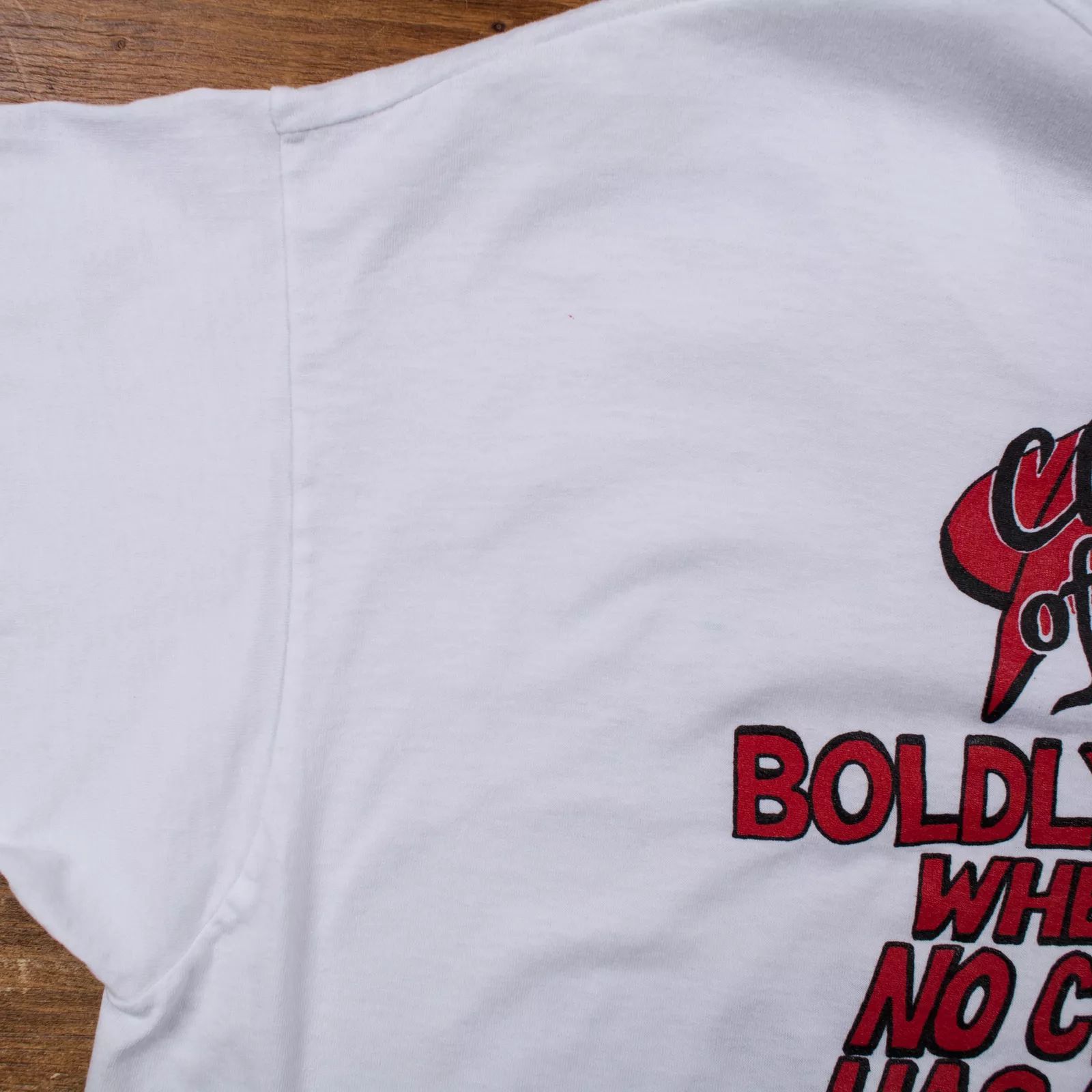 Fruit Of The Loom Vintage Fruit of the Loom Single Stitch T Shirt Graphic Size US XL / EU 56 / 4 - 8 Thumbnail