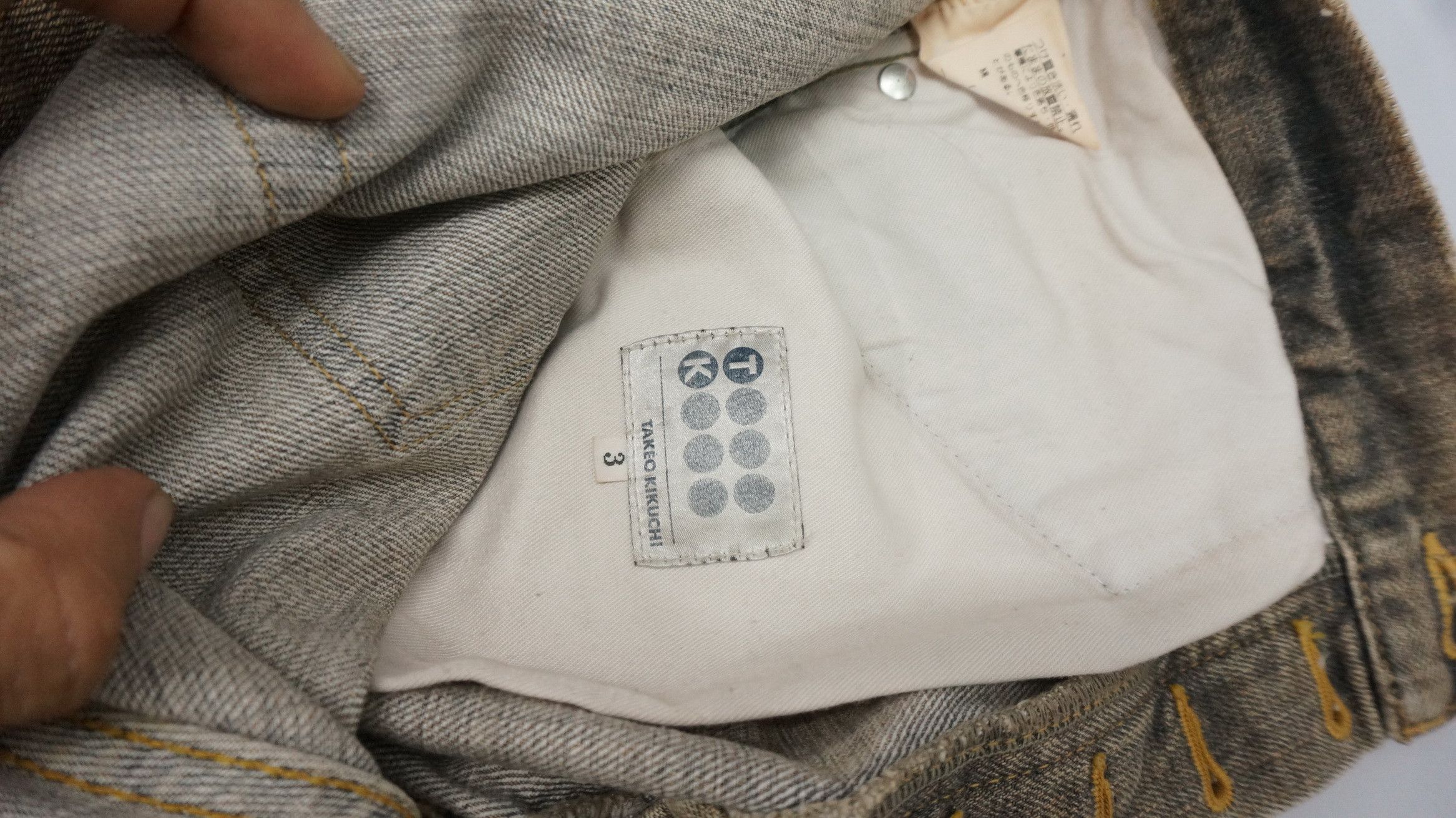 Takeo Kikuchi TAKEO KIKUCHI Distressed Vintage Jeans Size US 30 / EU 46 - 14 Thumbnail
