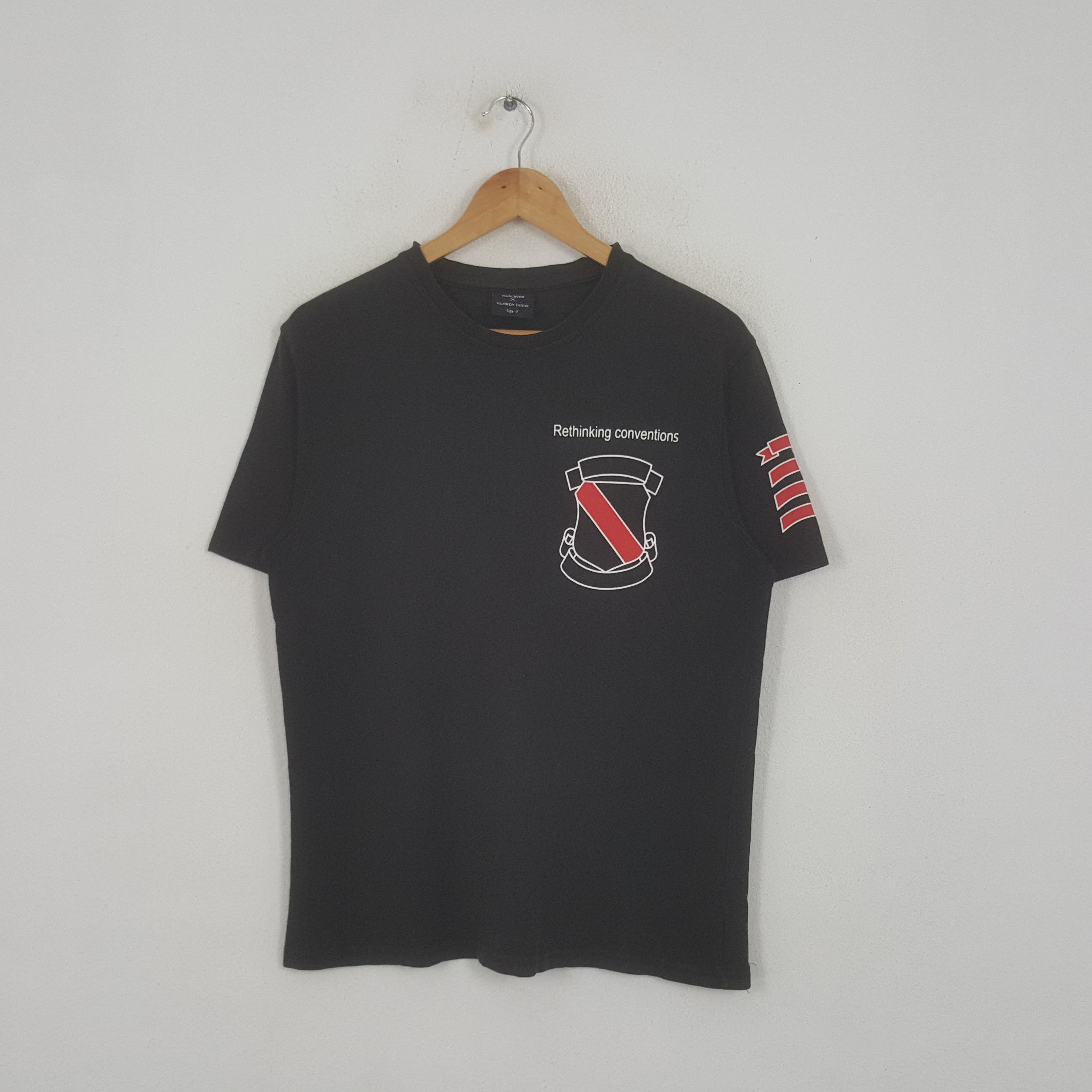 Marlboro × Number (N)ine × Vintage Vintage Number (N)ine X Marlboro Japanese Brand Tshirt Size US M / EU 48-50 / 2 - 3 Thumbnail