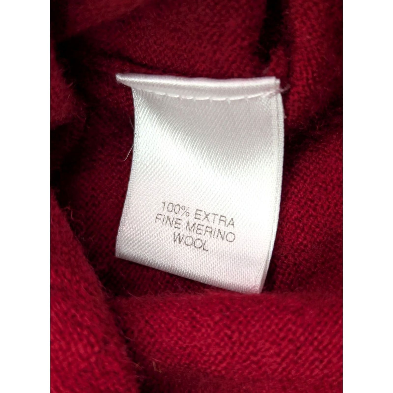 Vintage Turnbury Merino Wool Long Sleeve V-Neck Pullover Sweater Men M Cranberry Red Size US M / EU 48-50 / 2 - 4 Thumbnail