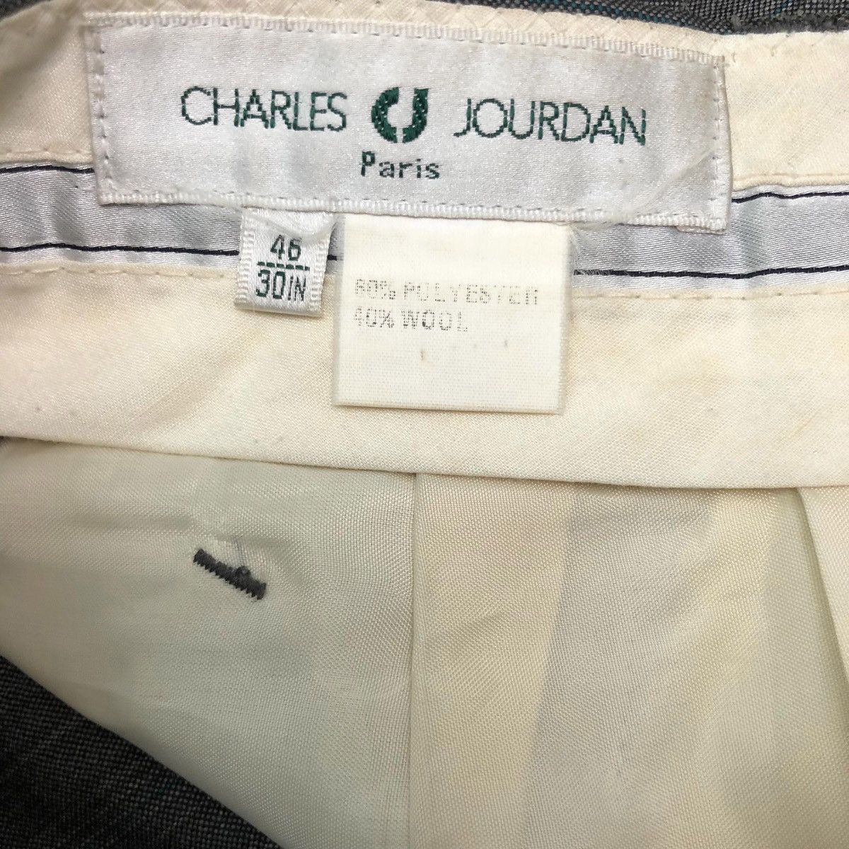 Charles Jourdan Charles Jourdan Pleated Front Trouser Pants Size US 30 / EU 46 - 8 Thumbnail