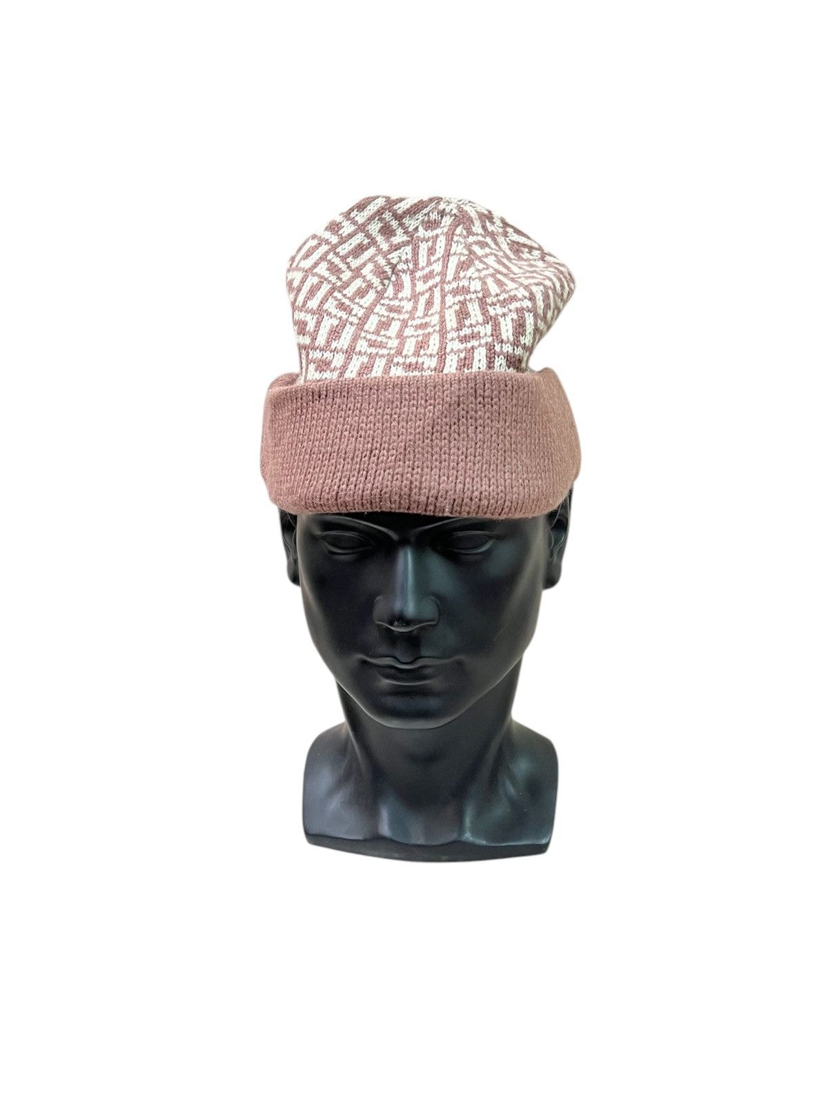 Designer × Lancel Vintage Lancel Overprint Beanie Hats Size ONE SIZE - 1 Thumbnail