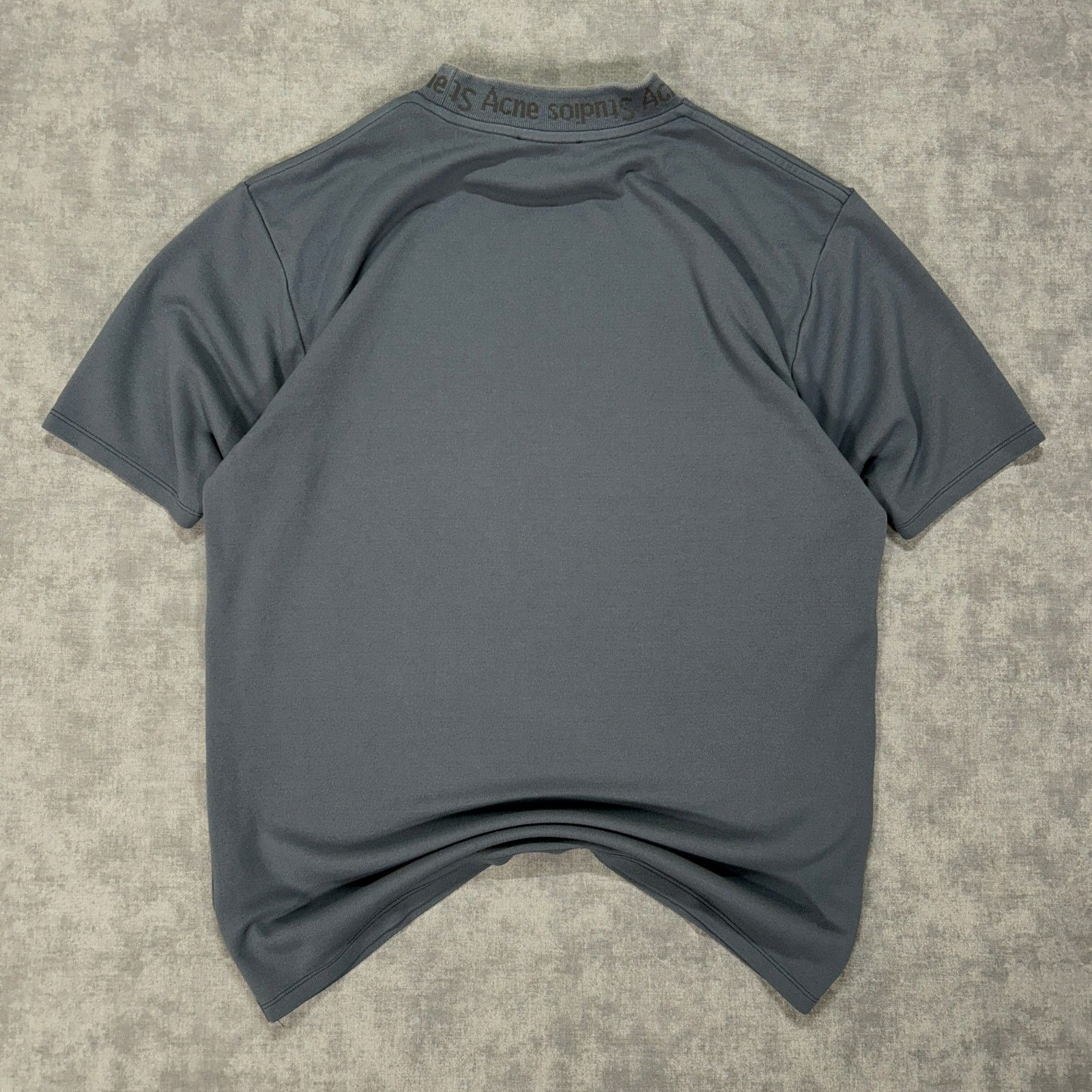 Acne Studios Acne Studios Navid essentials streetwear collar logo tshirt Size US M / EU 48-50 / 2 - 2 Thumbnail