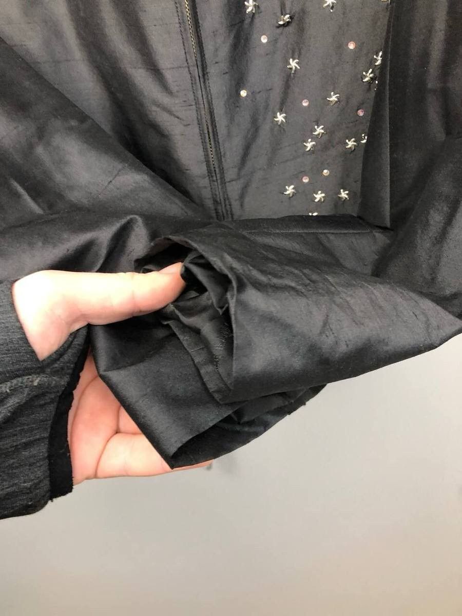 Versace Jeans Couture Versace Women Black Zip Star Blazer Size 32/46 Size XXS / US 00 / IT 34 - 4 Thumbnail