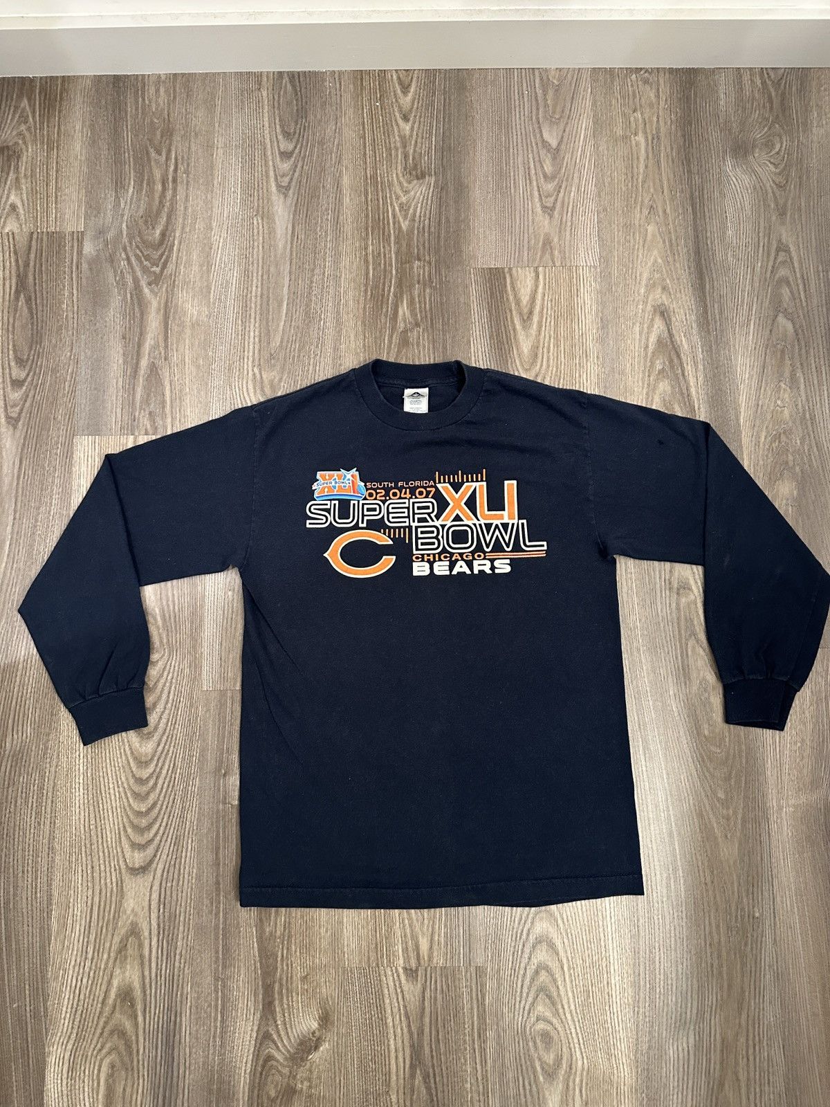 Vintage Vintage Chicago Bears Superbowl 41 Long Sleeve Size US M / EU 48-50 / 2 - 1 Thumbnail