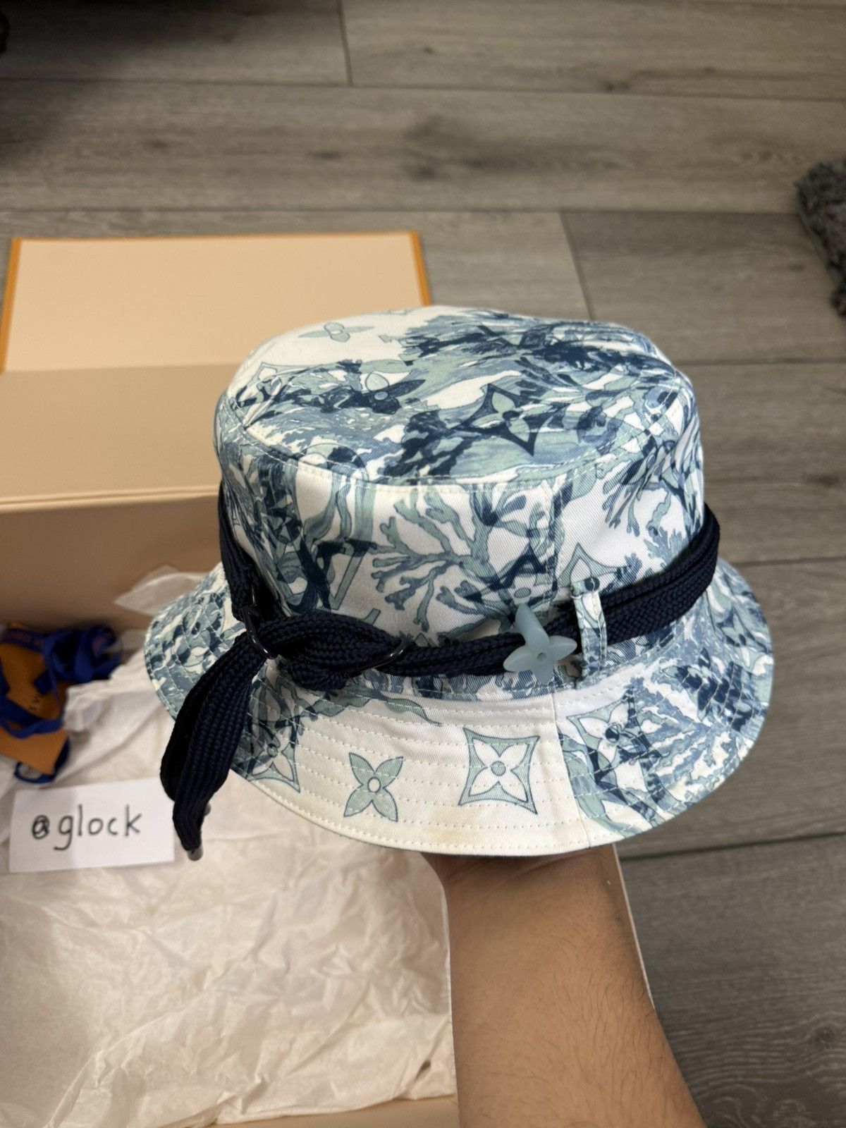 Louis Vuitton Louis Vuitton LV Play Monogram Aquagarden Bucket Hat DSWT Size ONE SIZE - 5 Thumbnail