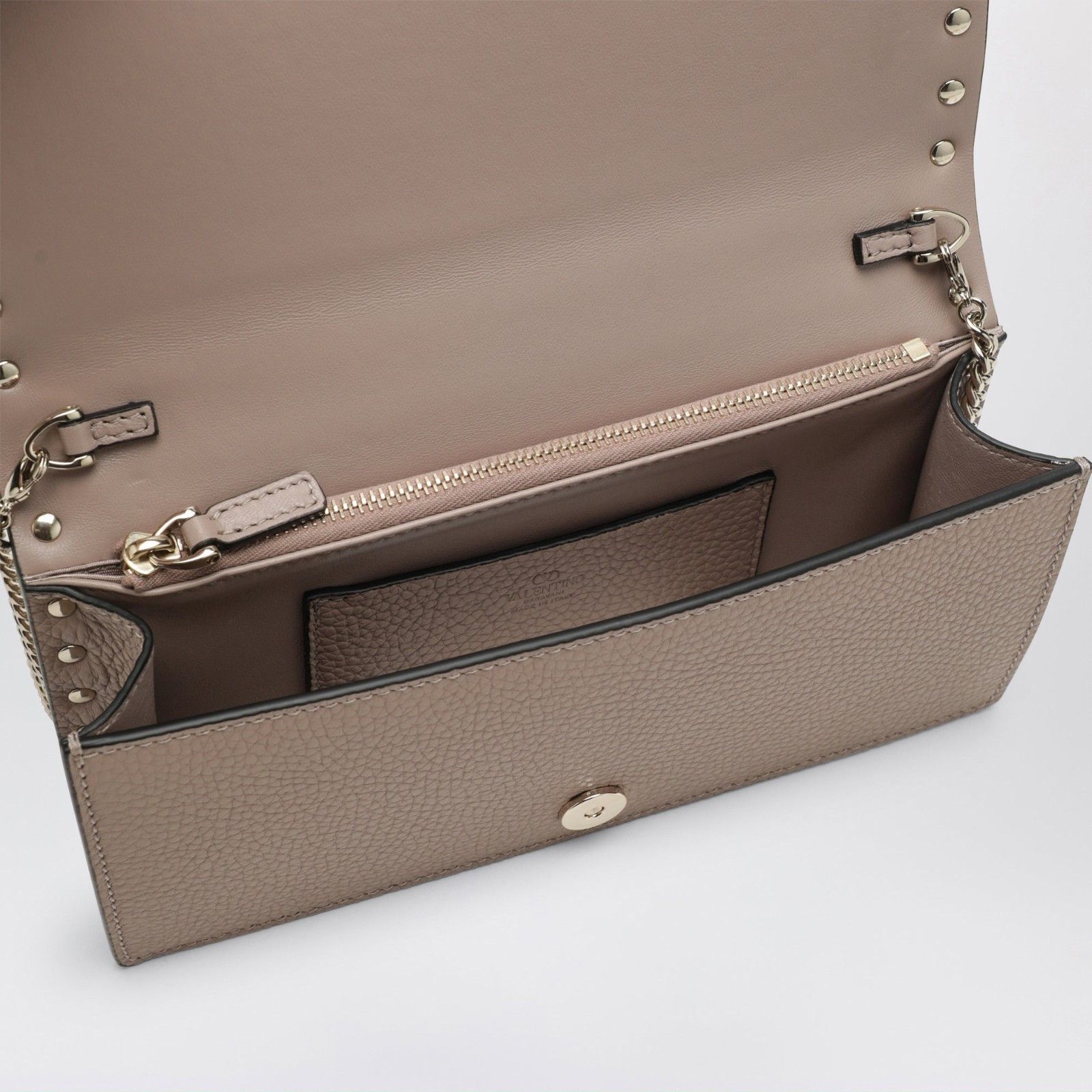 Valentino VALENTINO GARAVANI Rockstud Powder Pink Chain Wallet Bag New Size ONE SIZE - 4 Thumbnail
