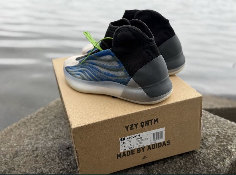 Adidas × Yeezy Adidas Yeezy QNTM Frozen Blue Size US 9.5 / EU 42-43 - 3 Thumbnail