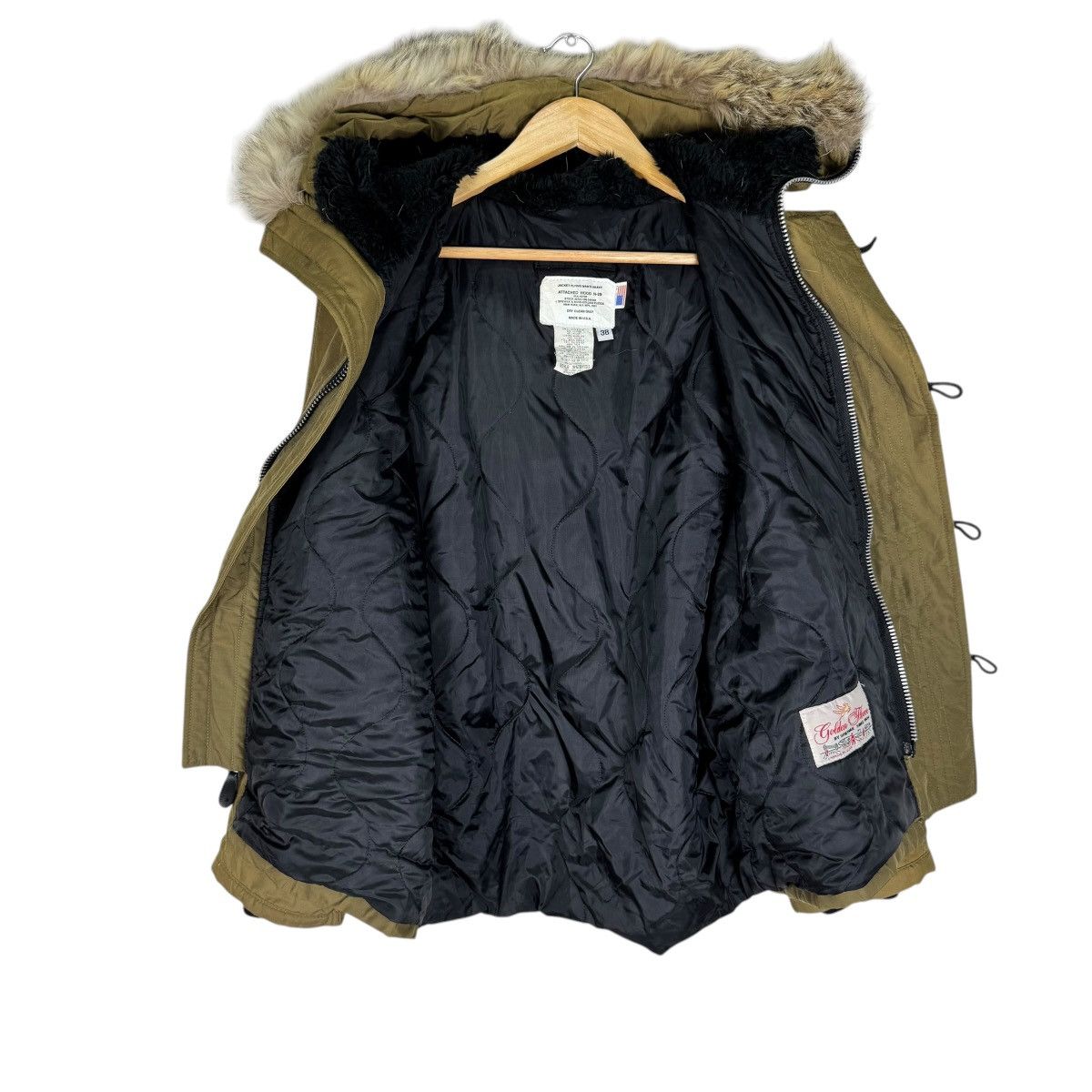 I. Spiewak And Sons ☀️I SPIEWAK SONS FAUX FUR HOODIE ZIPPER JACKET Size US M / EU 48-50 / 2 - 9 Thumbnail