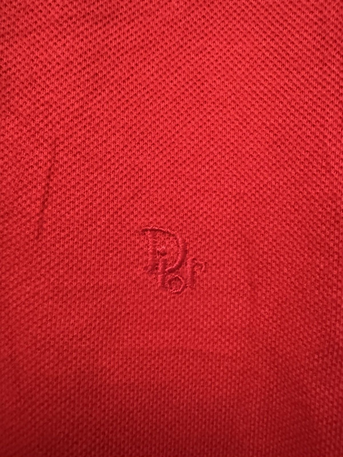 Dior Christian Dior Vtg Red Polo Shirt Size US M / EU 48-50 / 2 - 3 Thumbnail