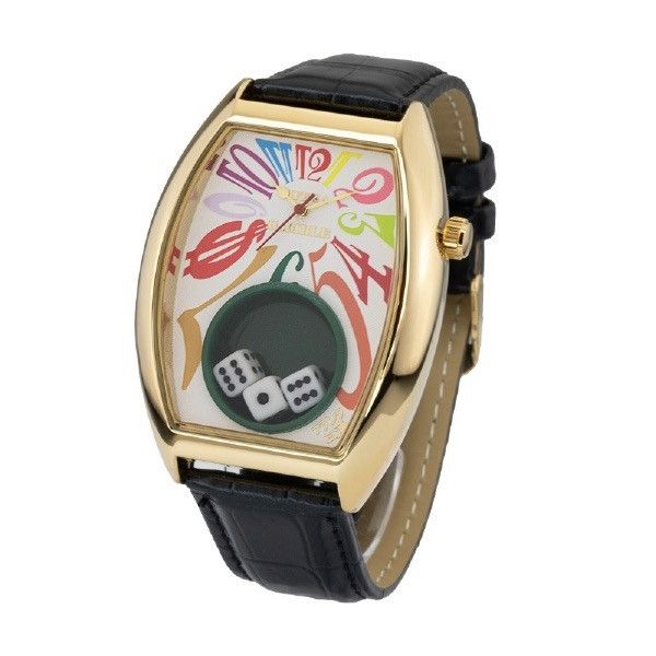 Japanese Brand Frank Miura Life’s a Gamble Watch King Macau Dice Rainbow Size ONE SIZE - 2 Thumbnail