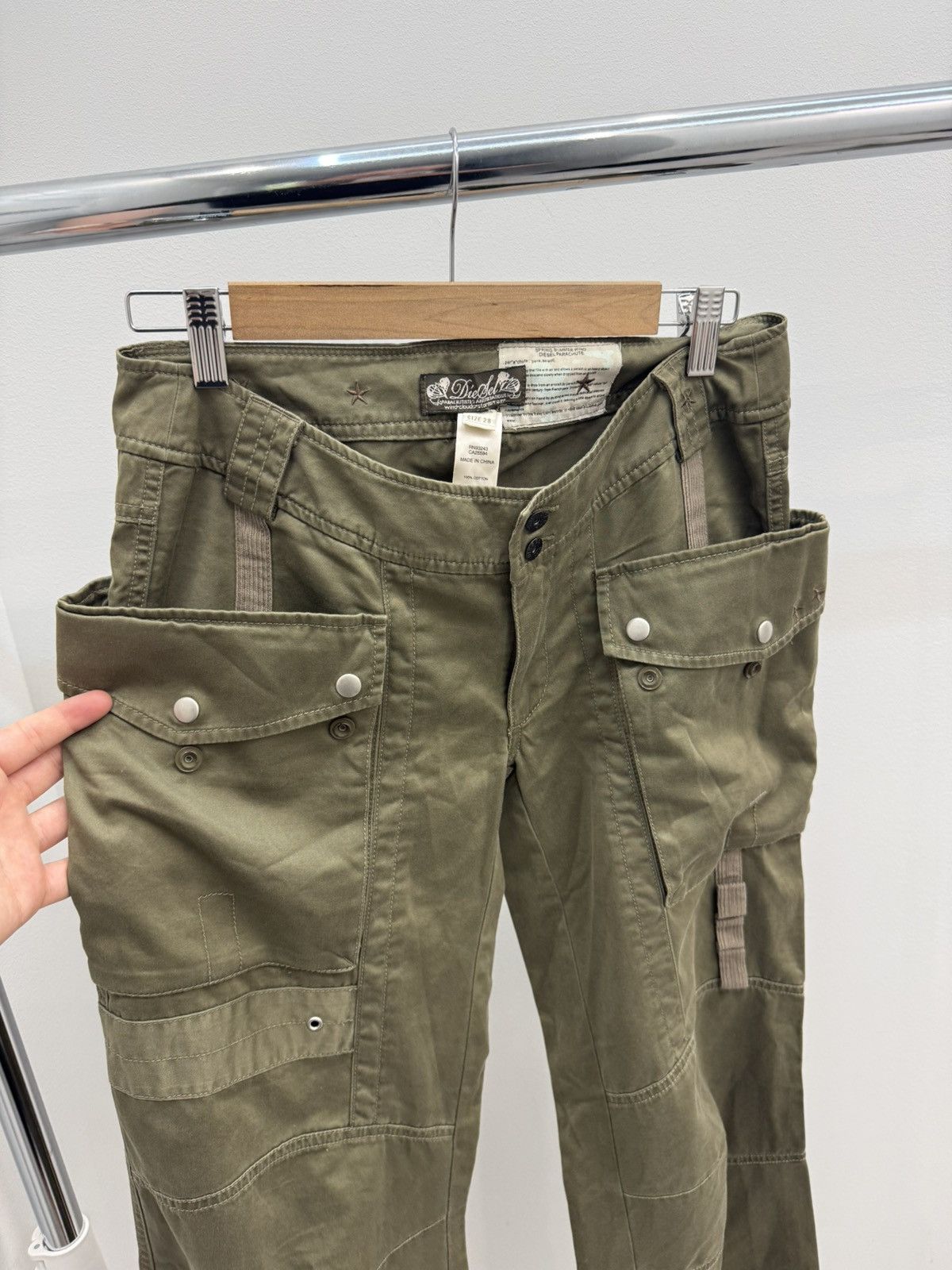 Diesel Diesel Cargo Army Pants Size 28" / US 6 / IT 42 - 3 Thumbnail