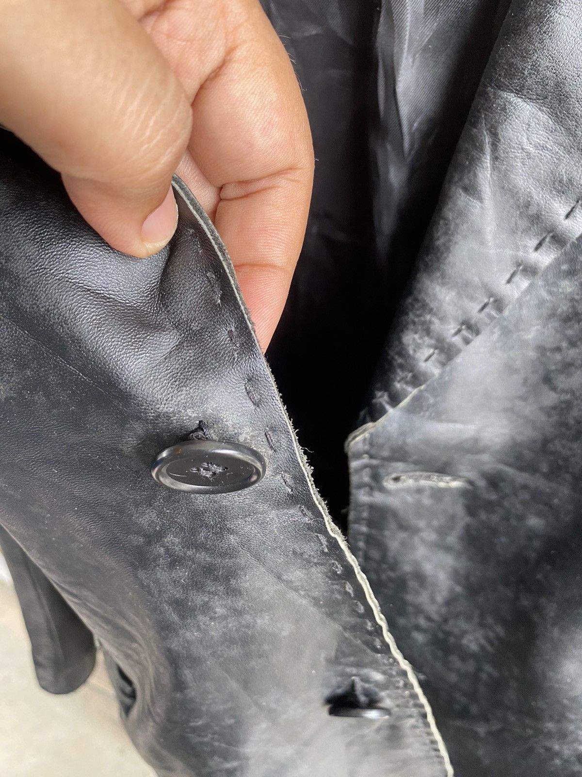 Genuine Leather Roberto Massini Genuine Horse Leather Black Jacket Size US M / EU 48-50 / 2 - 16 Thumbnail
