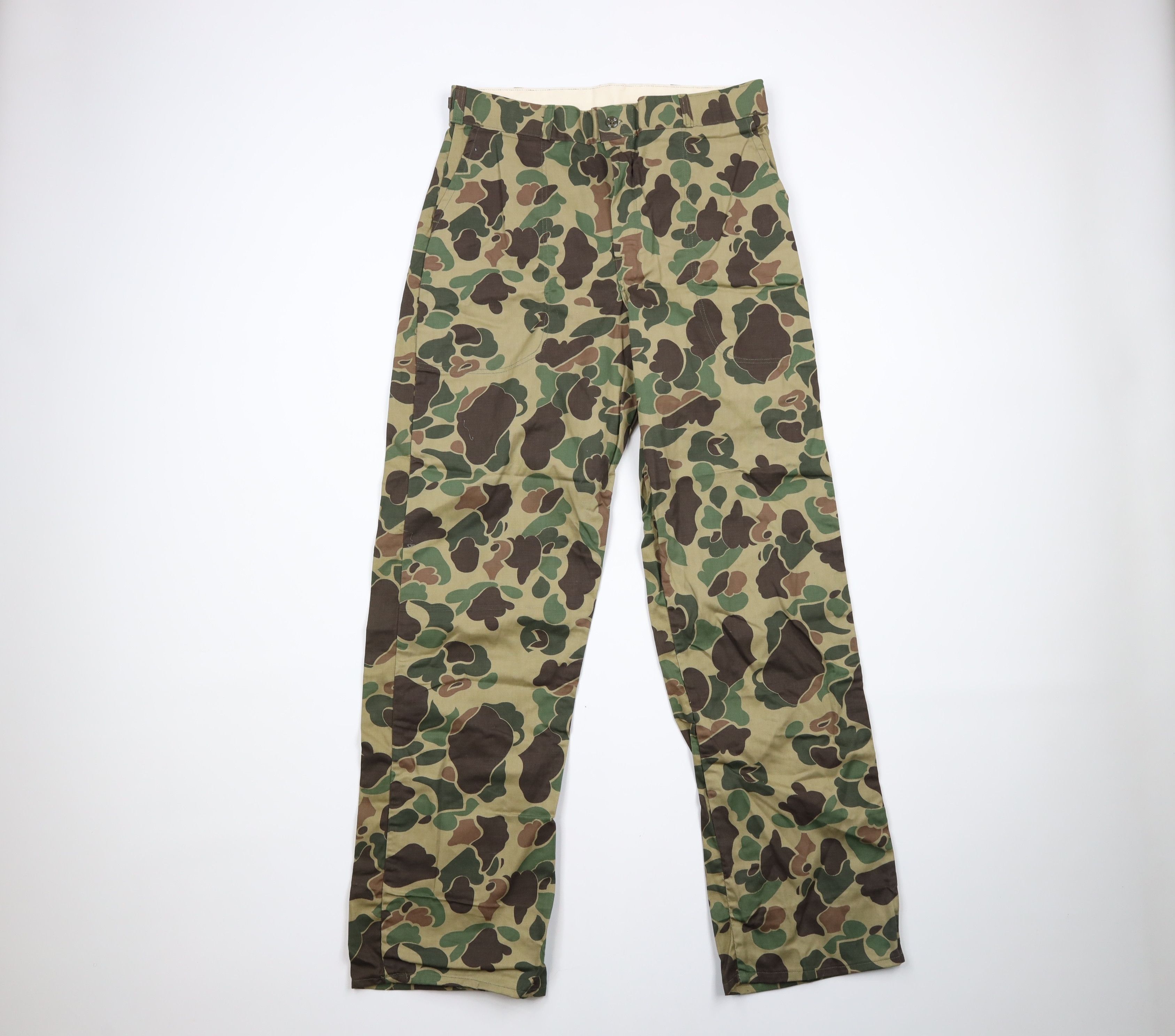 image of Deadstock Vintage 60S 70's Streetwear Camouflage Pants Usa, Men's (Size 34)