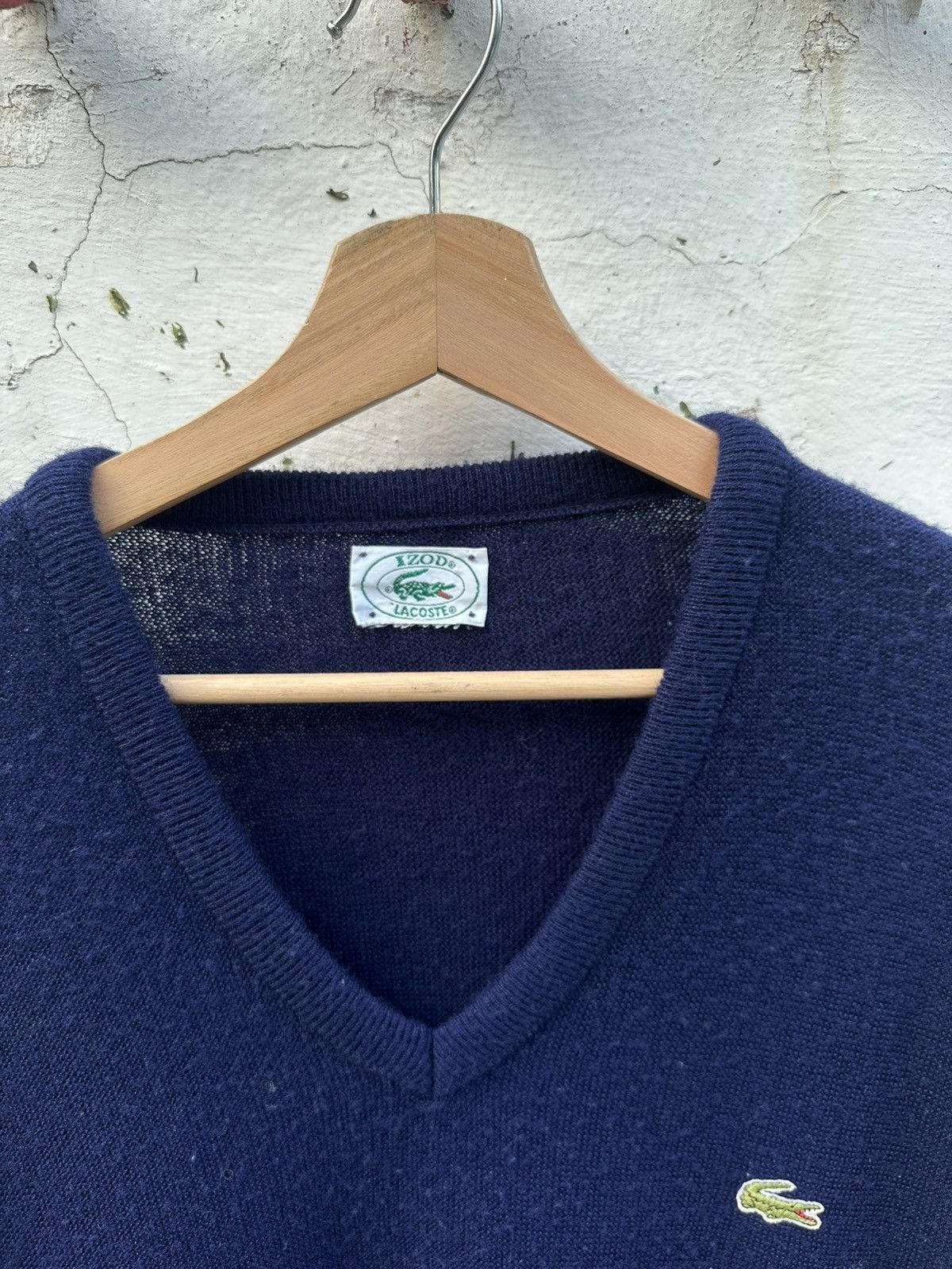 Lacoste × Vintage Vintage Lacoste Izo Sweater Size US XL / EU 56 / 4 - 4 Thumbnail