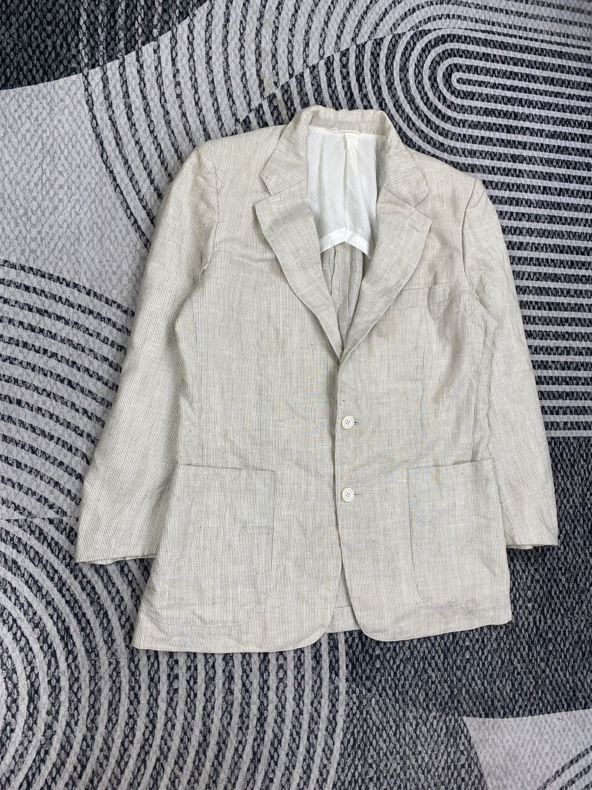 Christian Dior Monsieur Vintage Christian Dior Monsieur Harringbone Buttoned Blazer Size US M / EU 48-50 / 2 - 3 Thumbnail