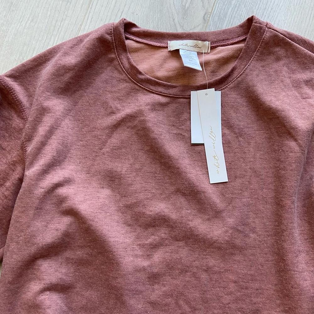 Designer Chic Casual Long Sleeve Sweater with Adjustable Tie Hem Size S / US 4 / IT 40 - 5 Thumbnail