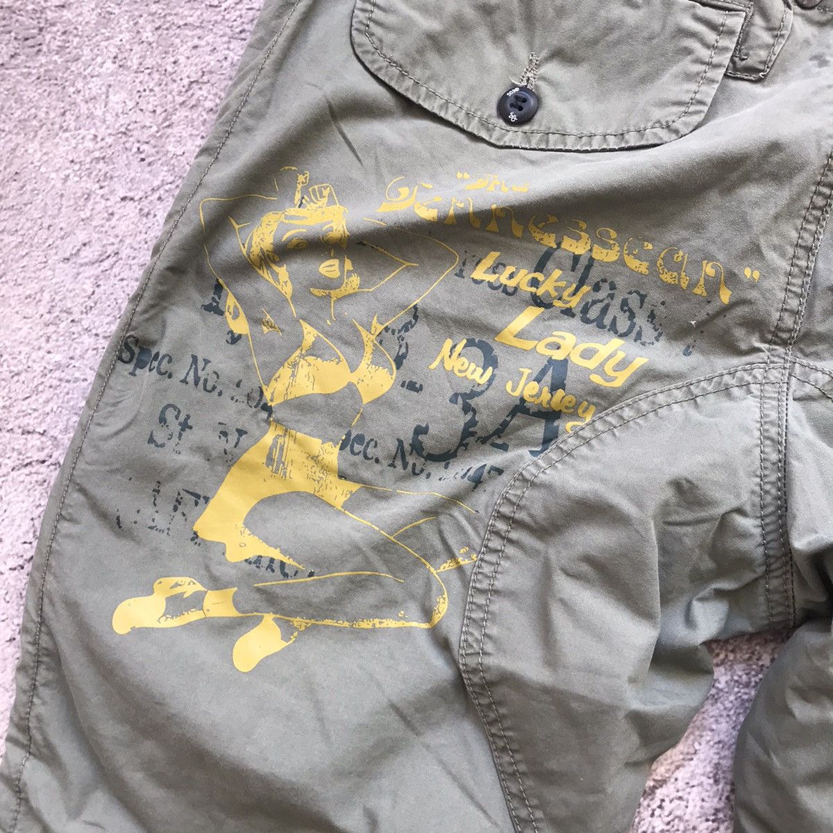 Vintage Vintage 90s Baggy Cargo Pants Flared Parachute Gorpcore 30 Size 30" / US 8 / IT 44 - 9 Thumbnail