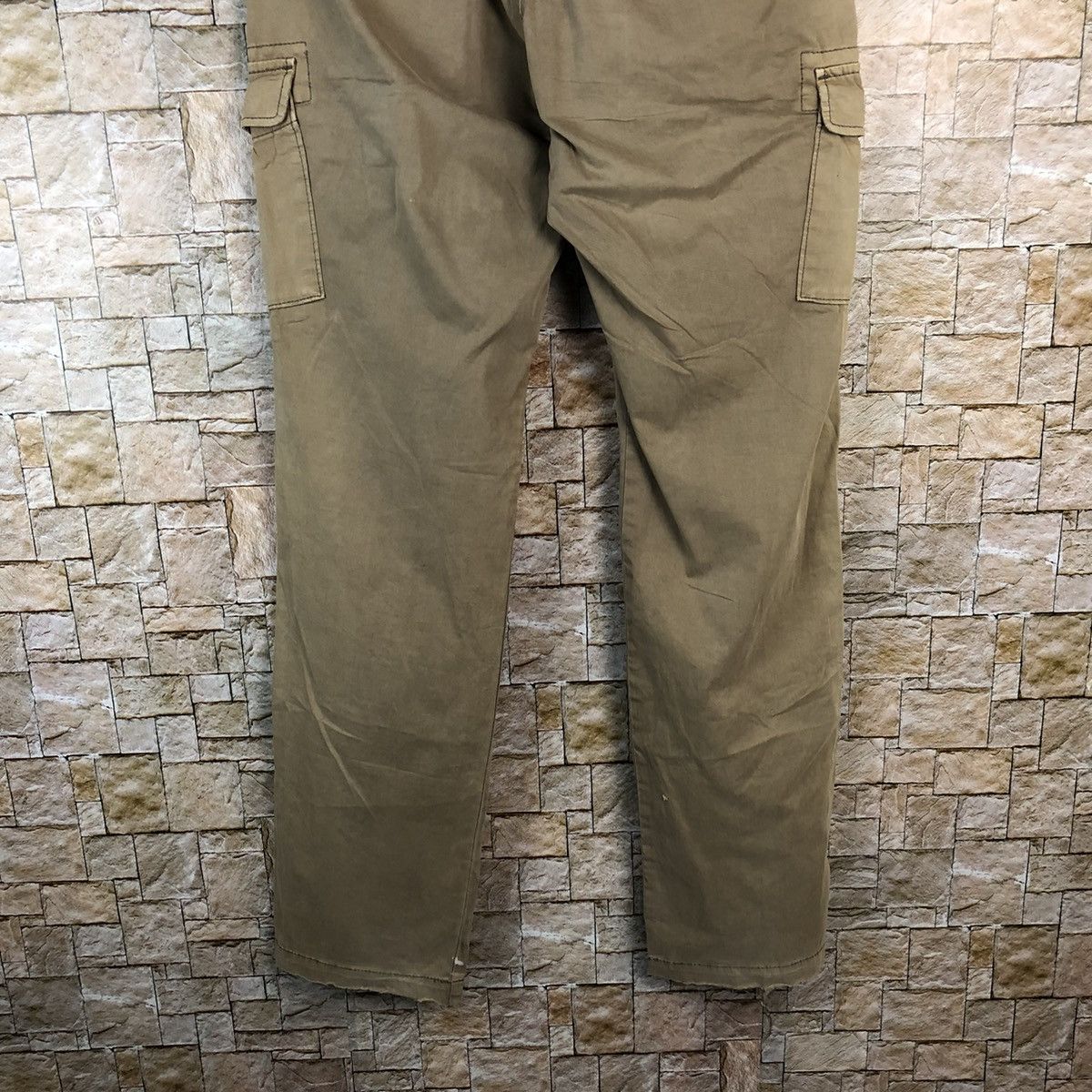 Japanese Brand Uniqlo Brown faded Cargo Multipocket Pants #A1176 Size US 30 / EU 46 - 17 Thumbnail