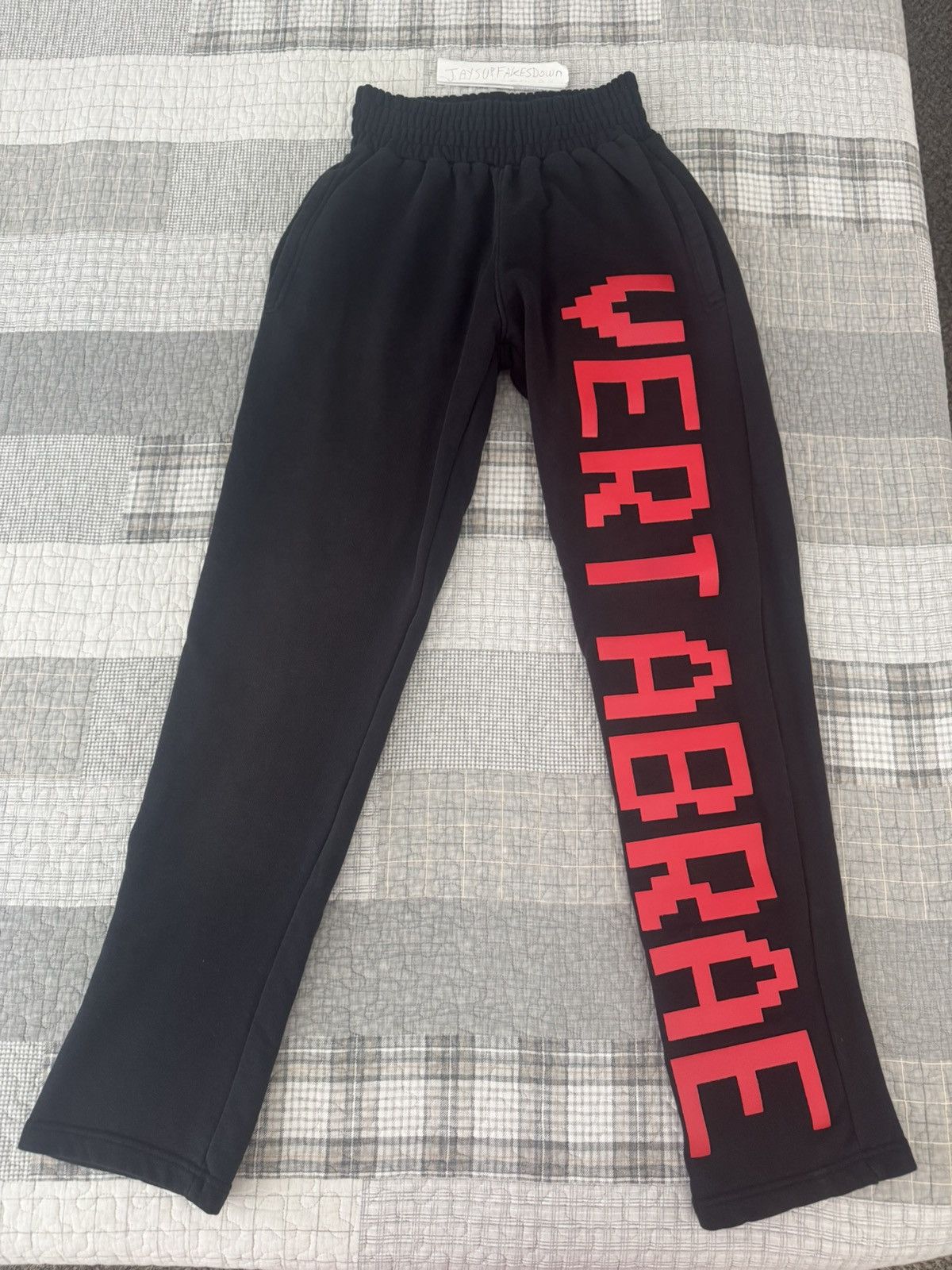 Vertabrae Vertabrae C-2 Sweatpants Size Large Black & Red Size US 33 - 1 Thumbnail