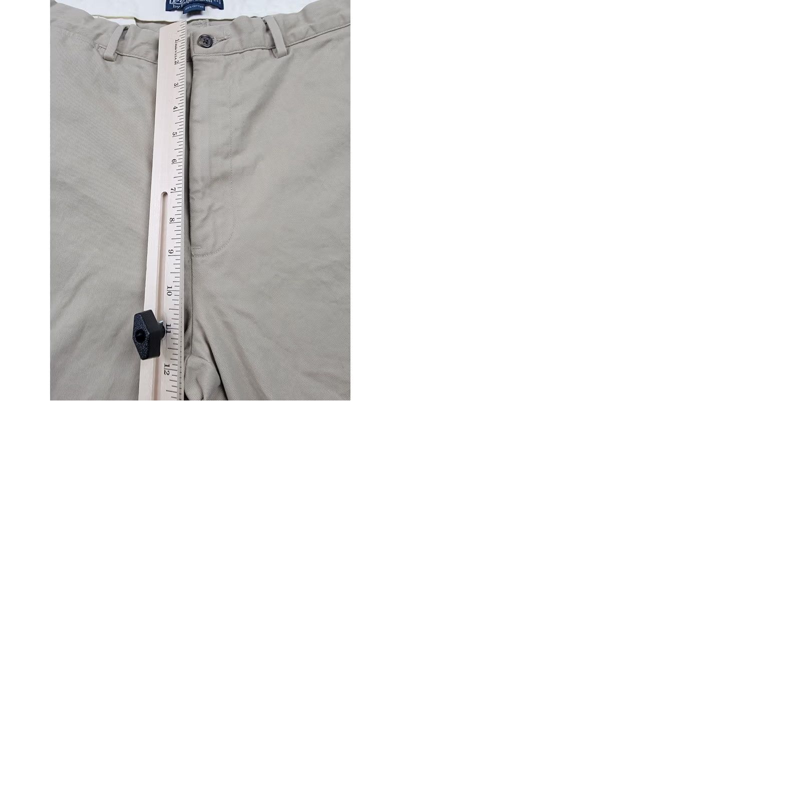 Polo Ralph Lauren Polo Ralph Lauren Classic Chino Pants Mens 36x32 Beige Solid Logo Slim Fit Regular Size US M / EU 48-50 / 2 - 10 Thumbnail