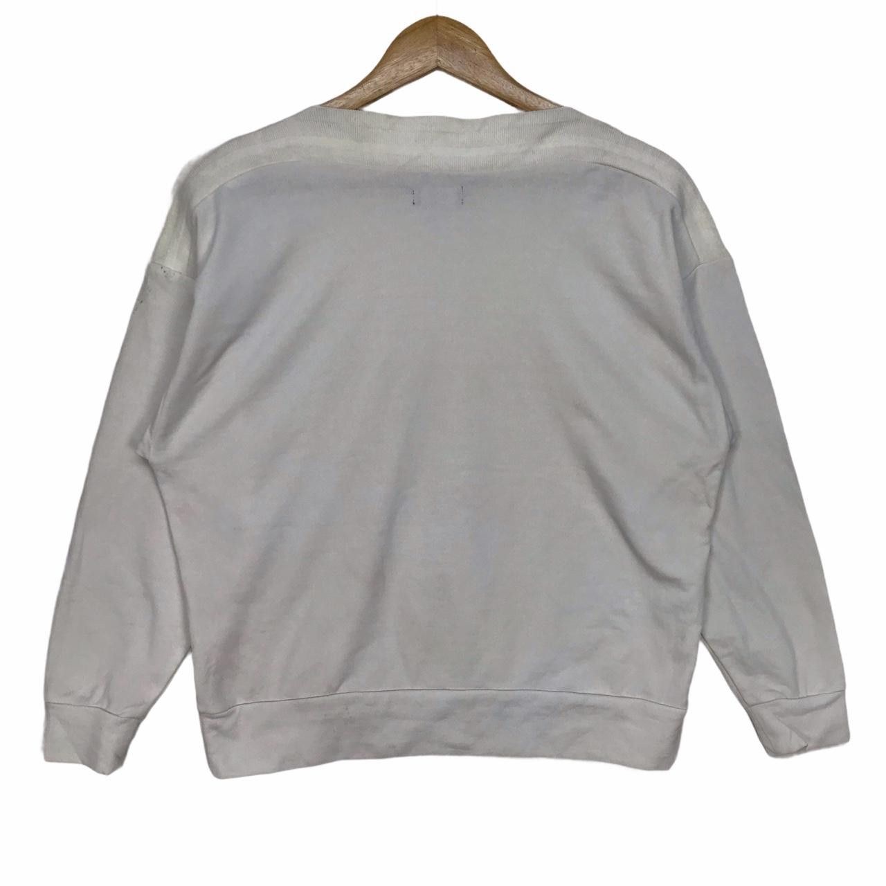 SHIPS Vintage SHIPS Solid White Sweatshirt Made in Japan Pullover Size S / US 4 / IT 40 - 3 Thumbnail
