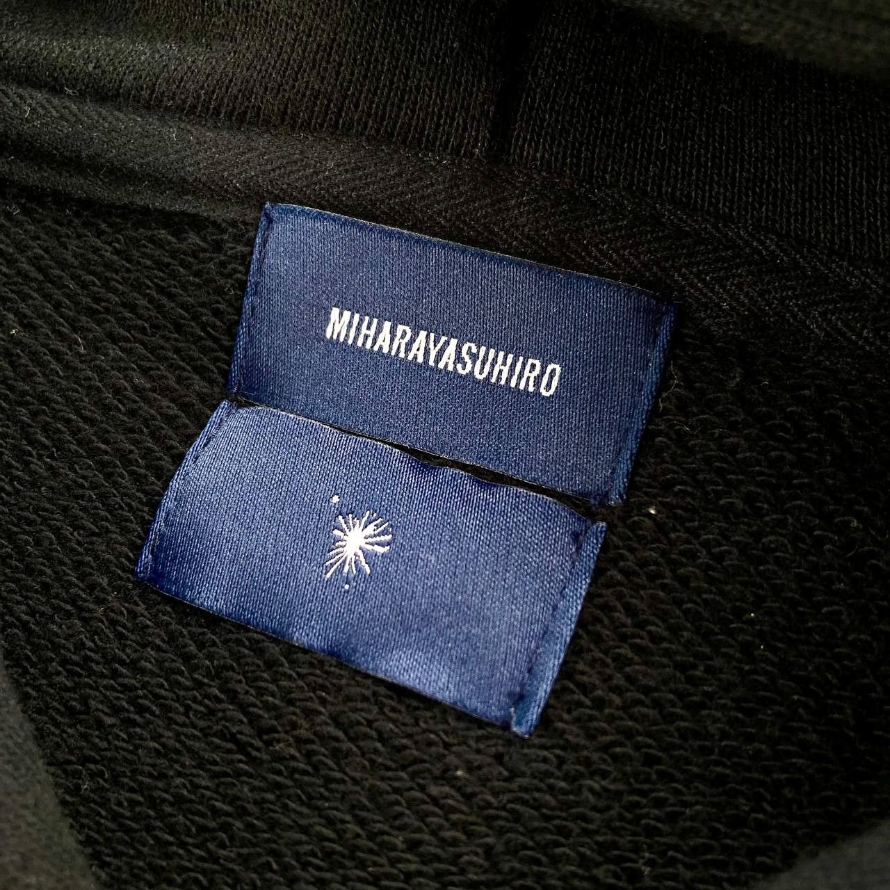 Maison MIHARA YASUHIRO Leather Sleeves Zip up Black Hoodie Size US M / EU 48-50 / 2 - 8 Thumbnail