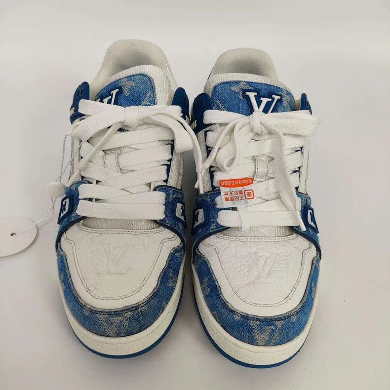 LV Monogram Denim Trainer Sneakers 39 - dmc
