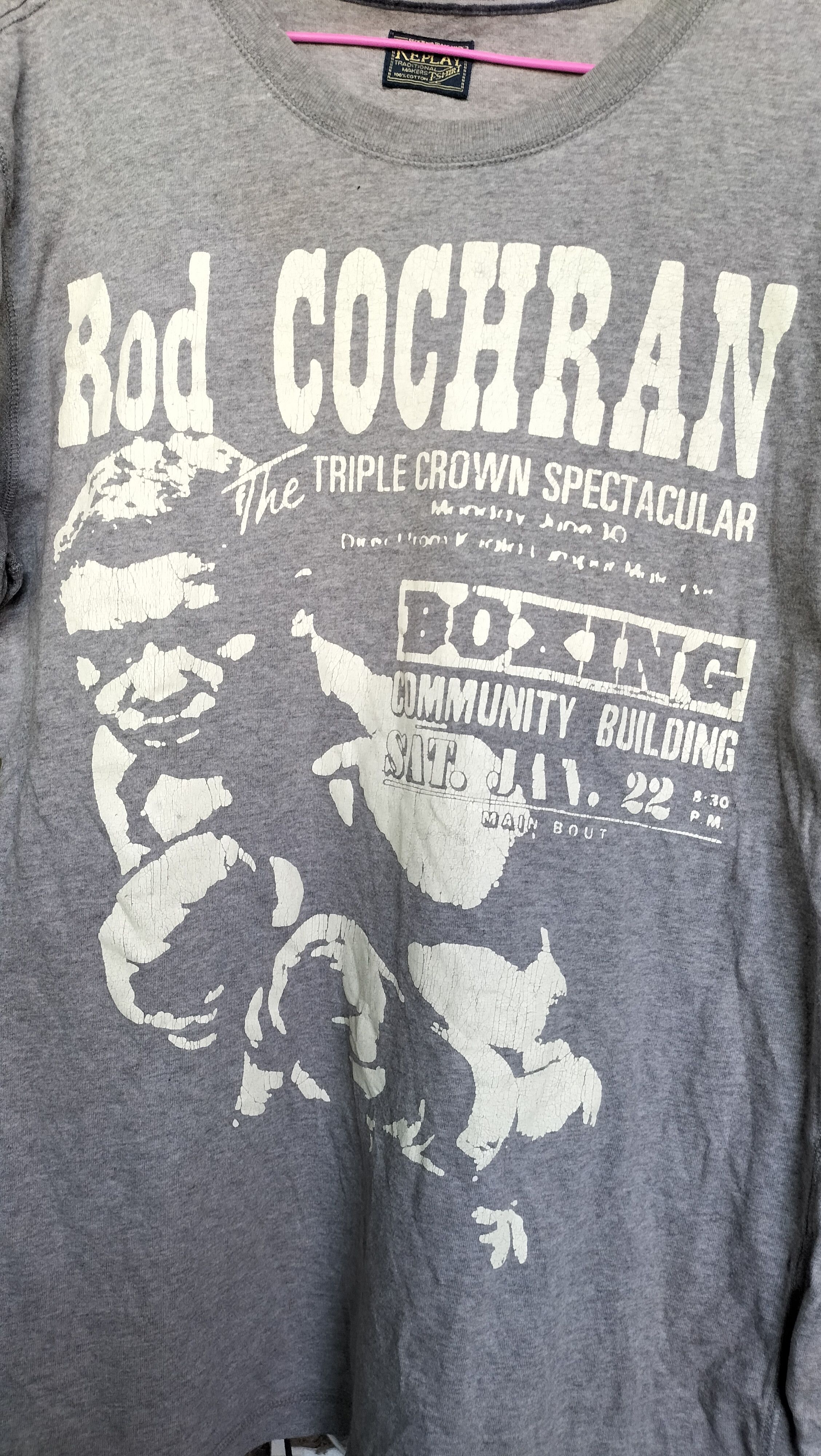 Replay Vintage Replay Boxing Tshirt Size US M / EU 48-50 / 2 - 2 Thumbnail