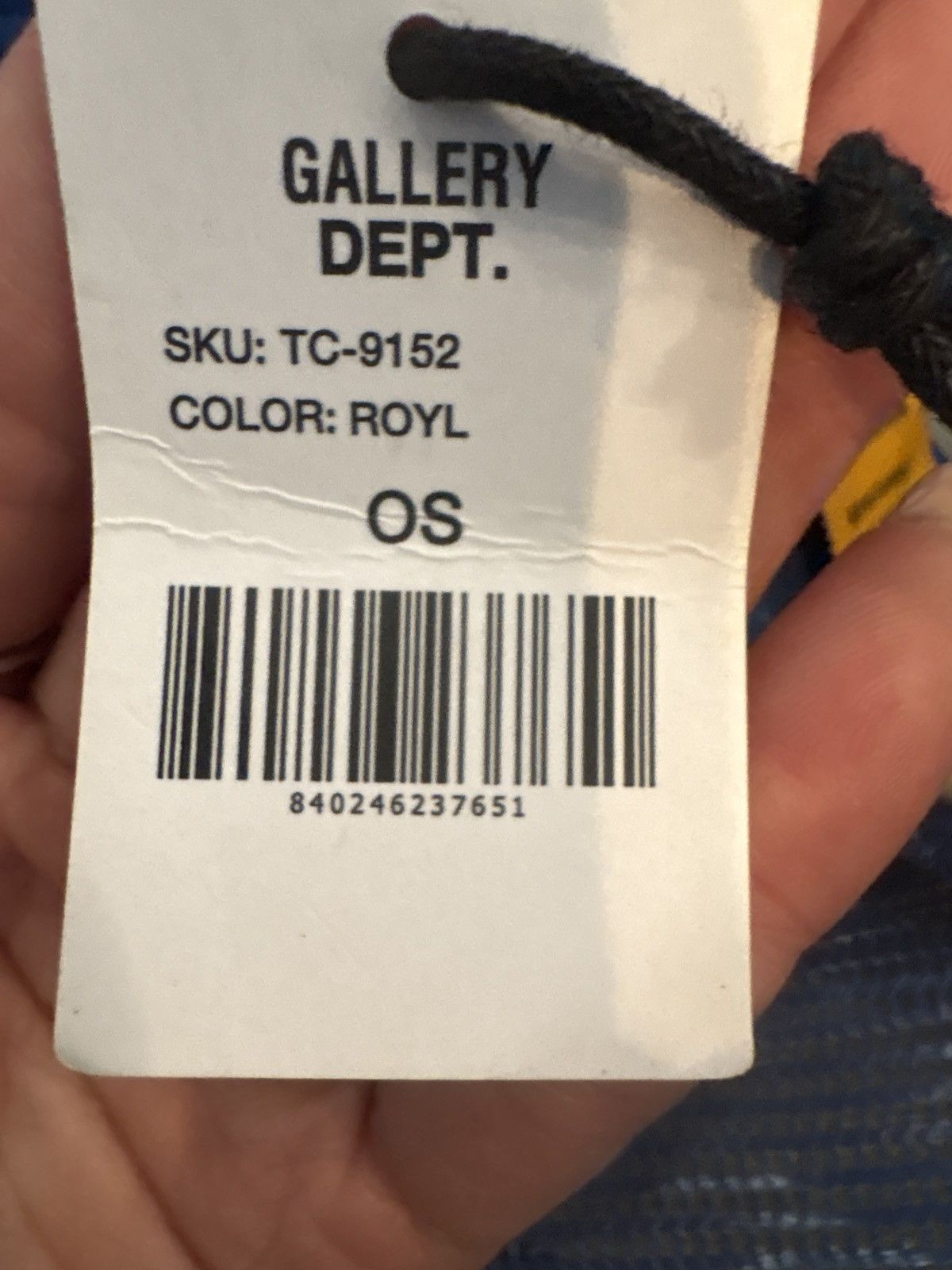 Gallery Dept. Gallery Dept Logo Trucker Hat Blue OS Size ONE SIZE - 4 Thumbnail